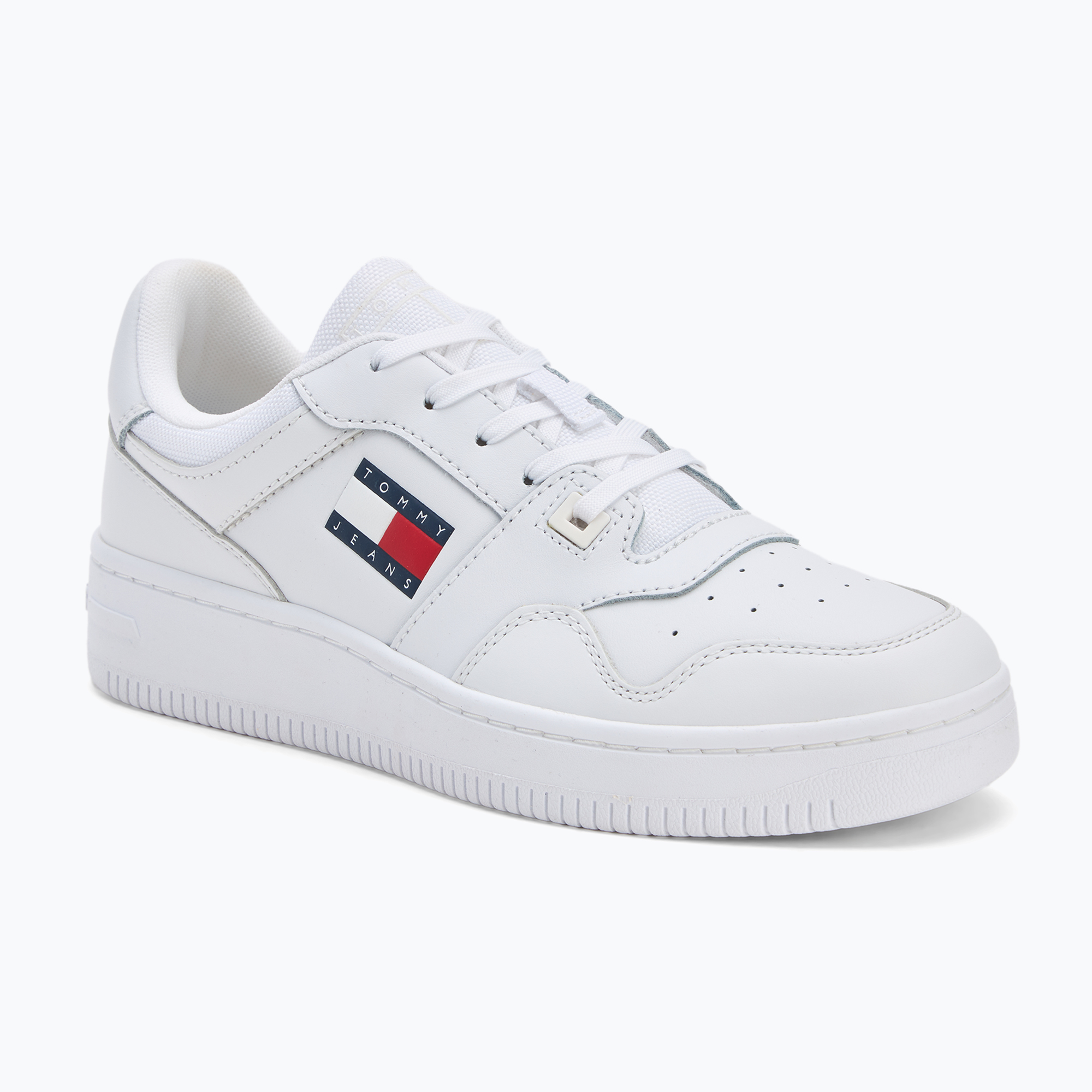 Buty męskie Tommy Jeans Retro Basket Ess white 