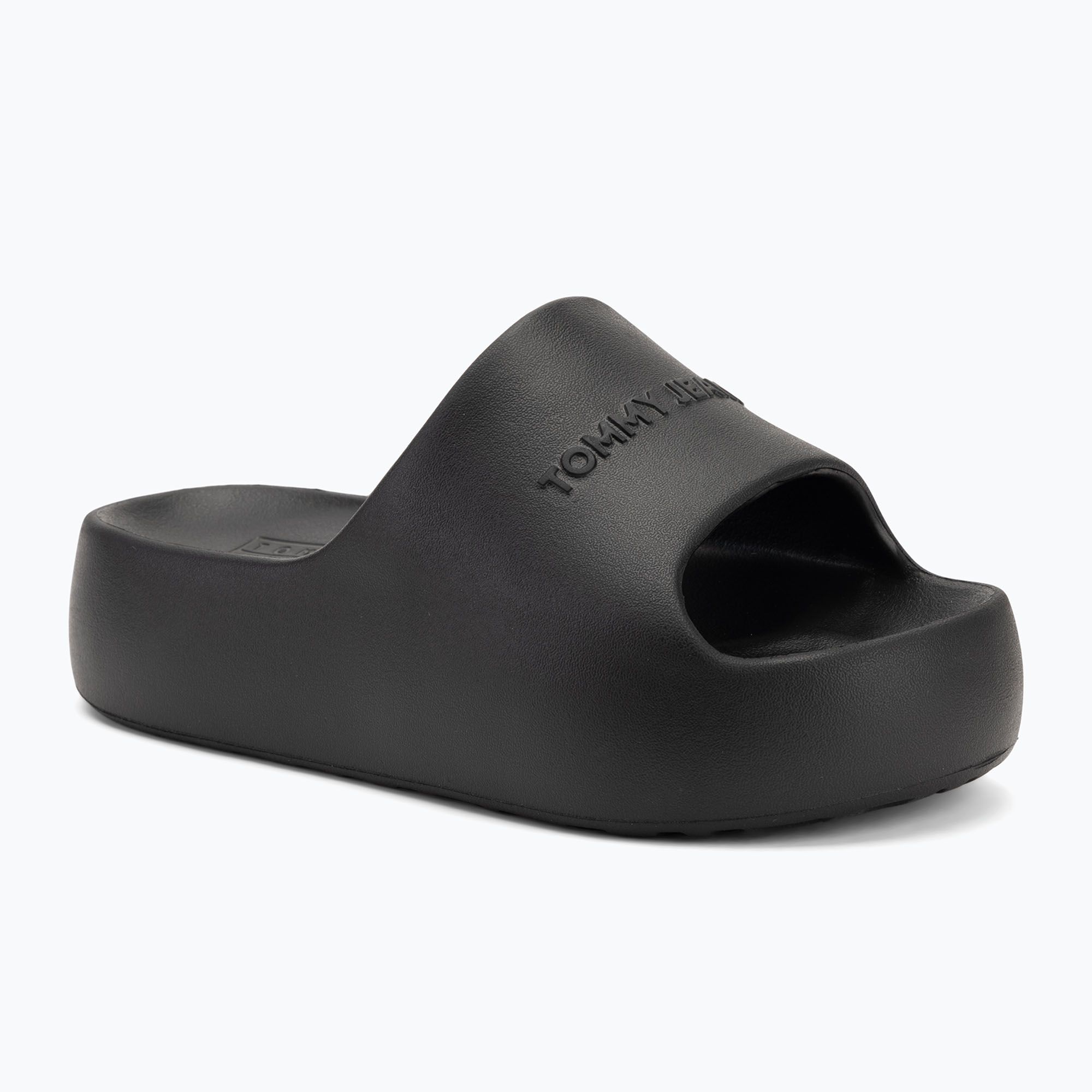 Klapki damskie Tommy Jeans Chunky Pool Slide Ess black 