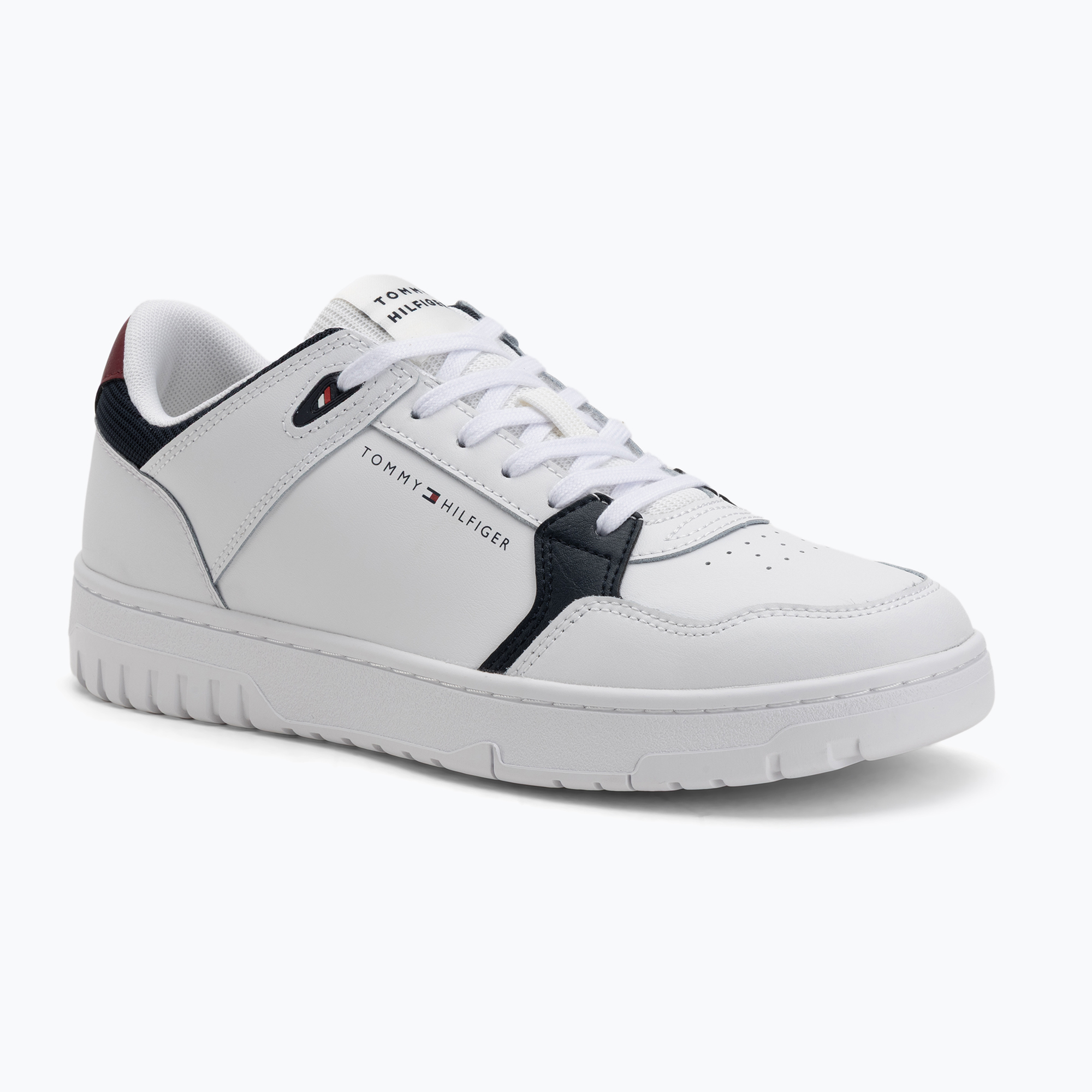 Buty męskie Tommy Hilfiger Basket Core Lite Lth Mix white 