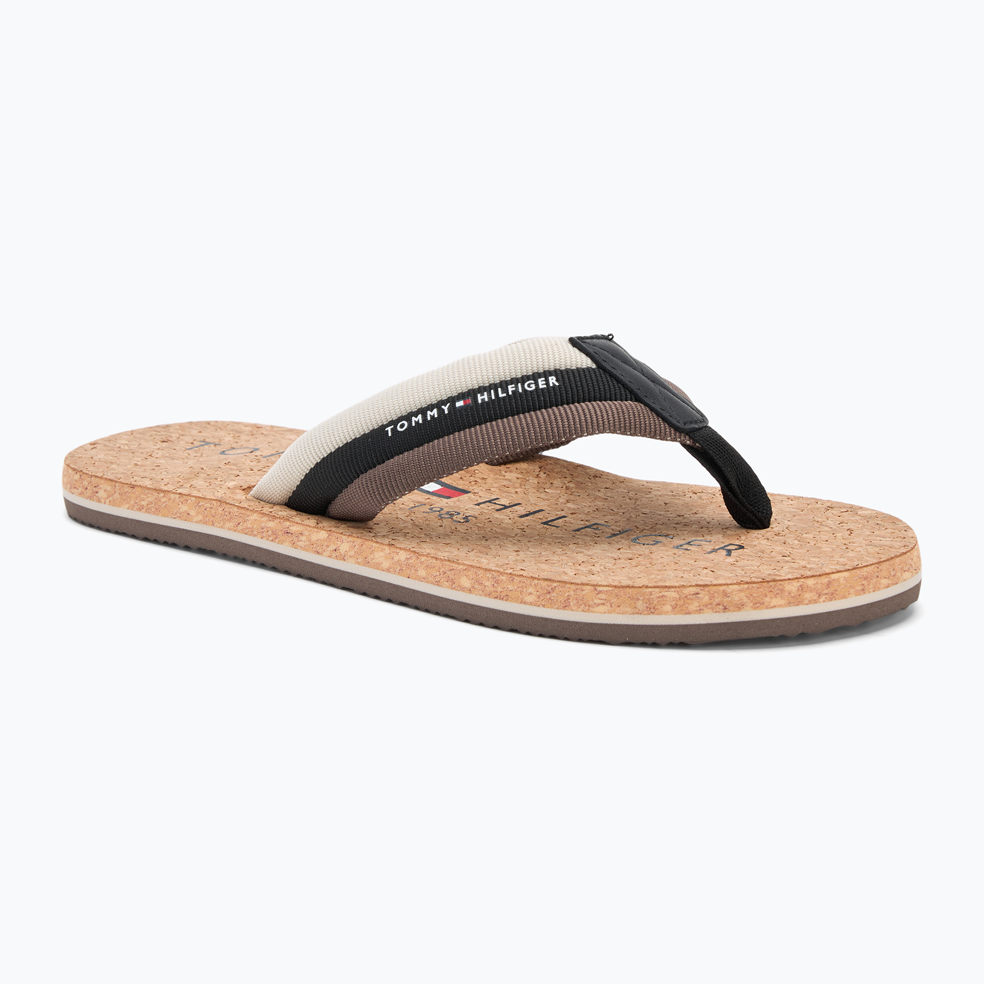 Japonki męskie Tommy Hilfiger Cork Beach black 
