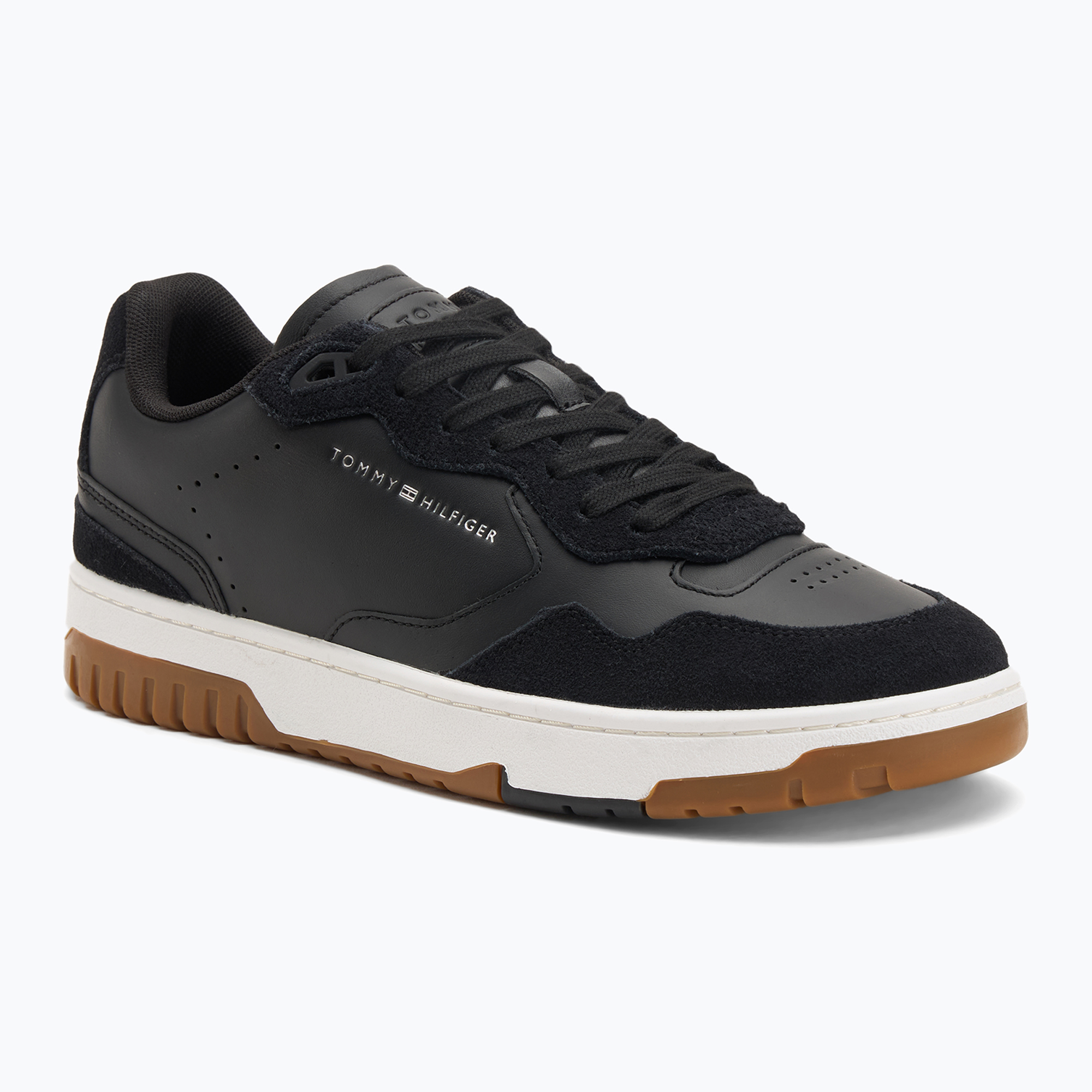 Buty męskie Tommy Hilfiger Basket Better Mix Lth black 