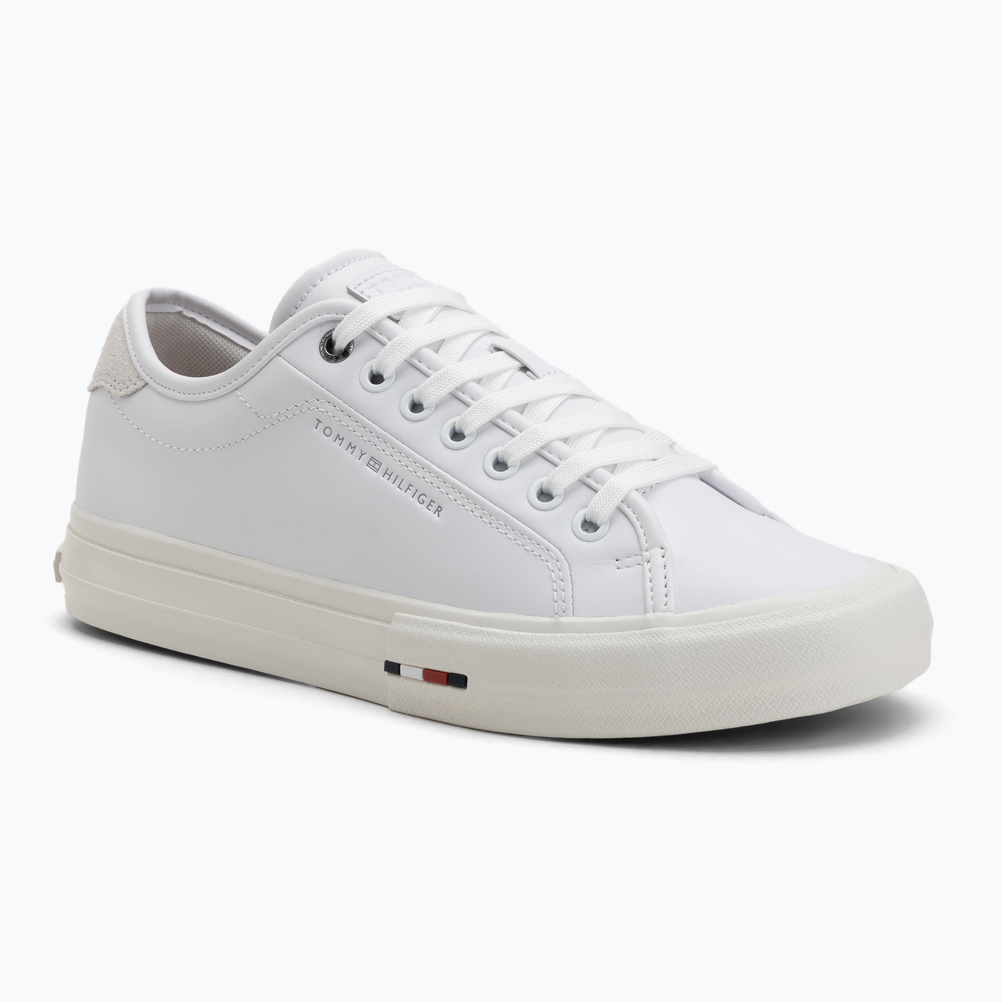 Trampki męskie Tommy Hilfiger Street Leather Stitch white