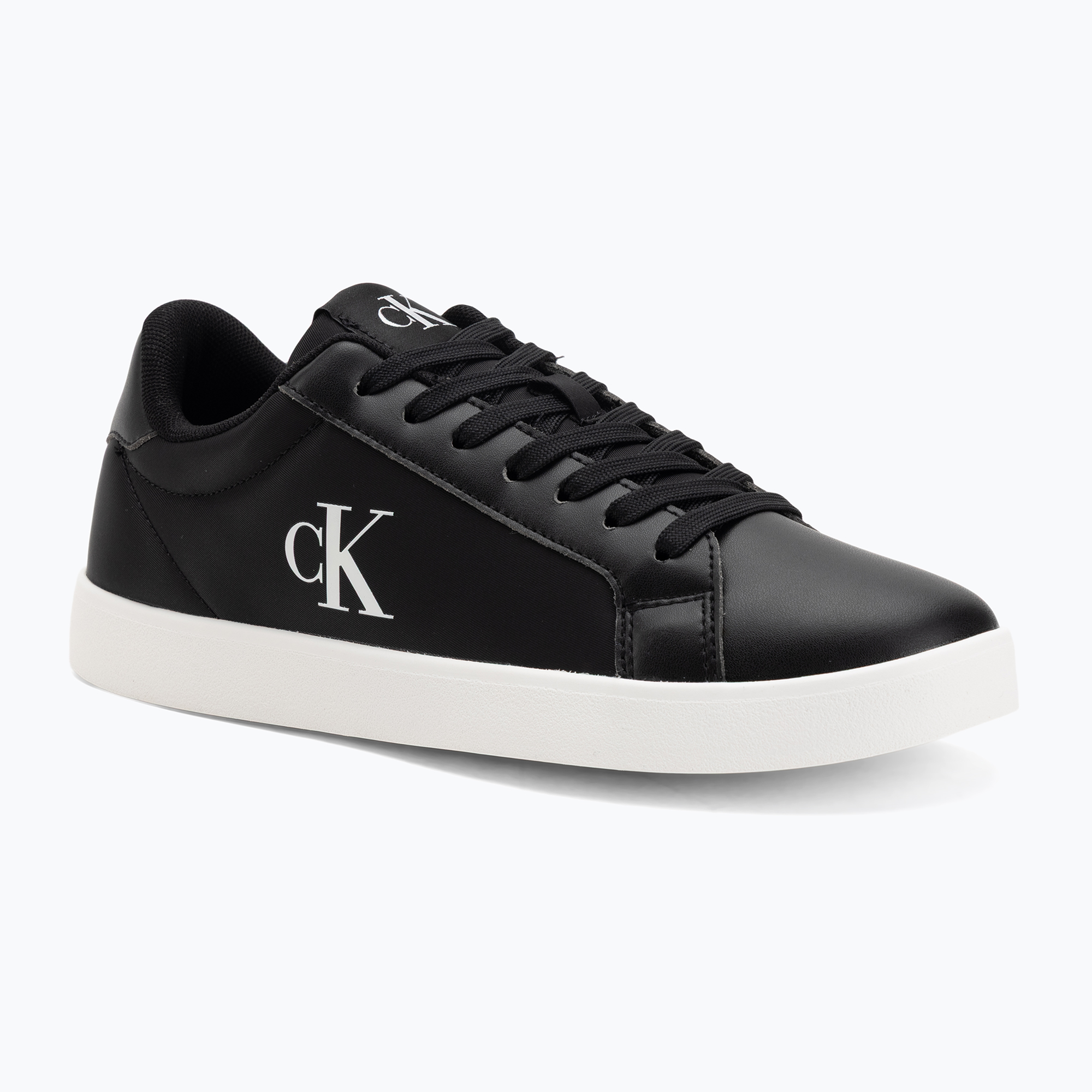 Buty damskie Calvin Klein YW0YW01781 3 Cupsole Laceup PU MG ck black 