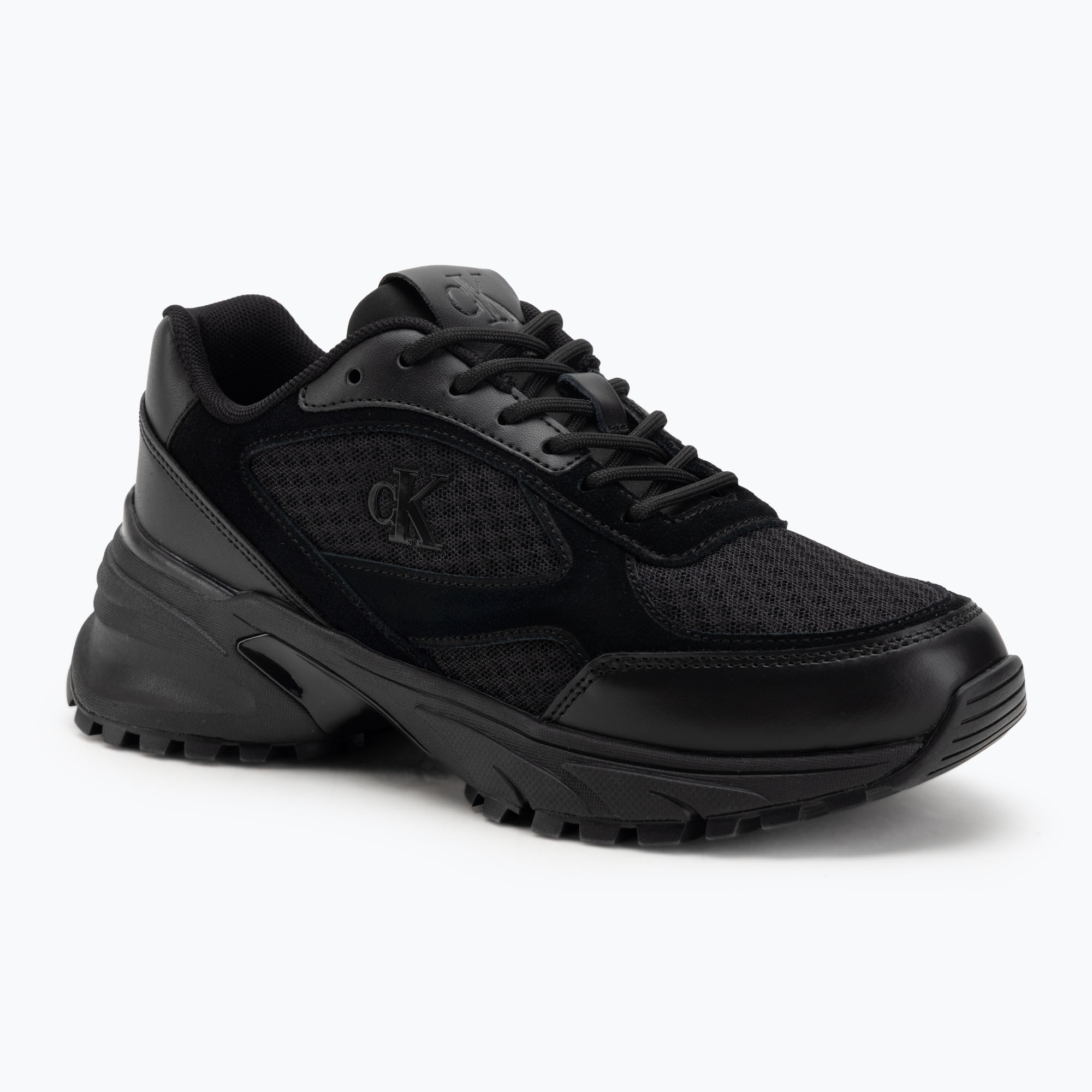 Buty damskie Calvin Klein YW0YW01994 Hike Runner Mesh Mix triple black 