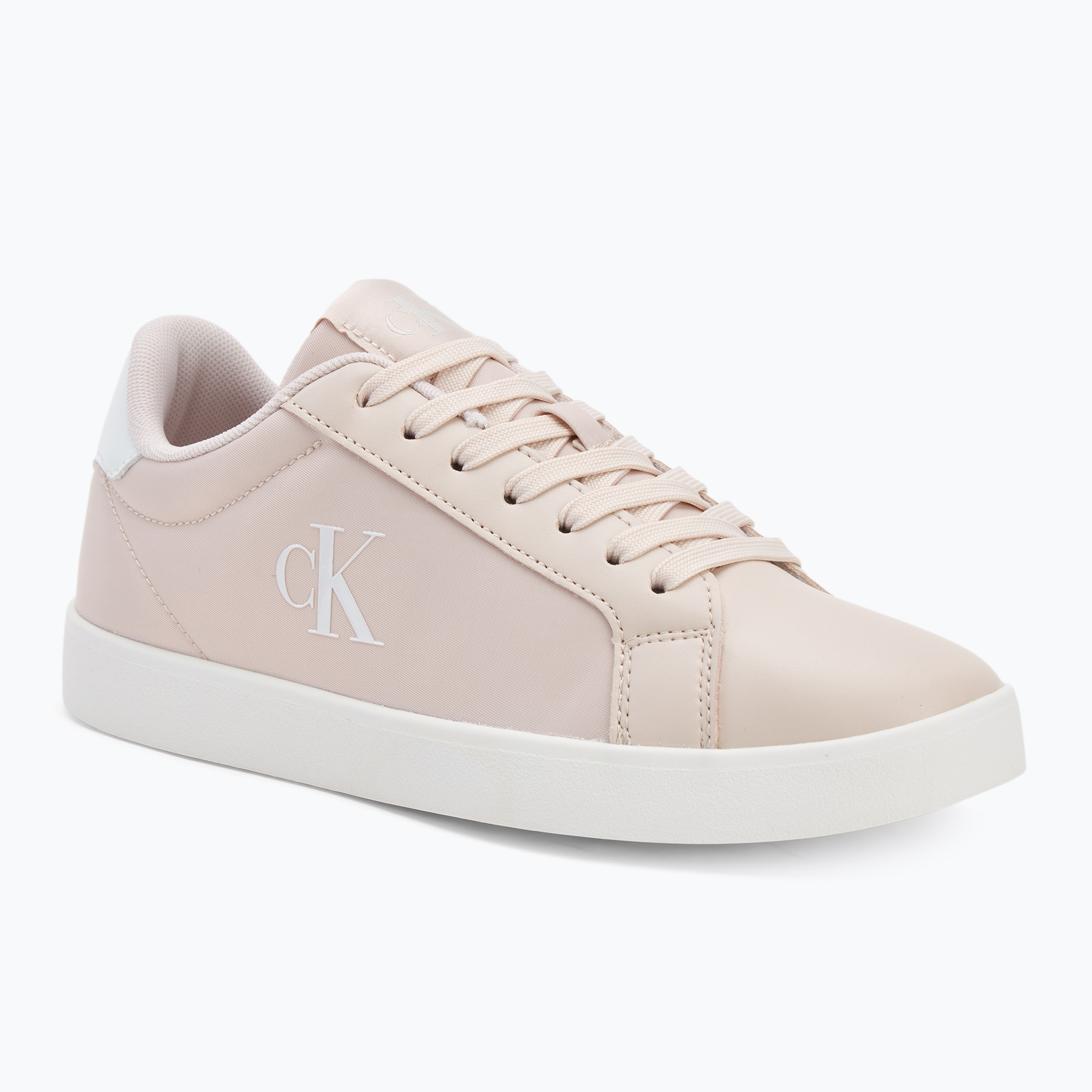 Buty damskie Calvin Klein YW0YW01781 3 Cupsole Laceup PU MG crystal grey/lily white 
