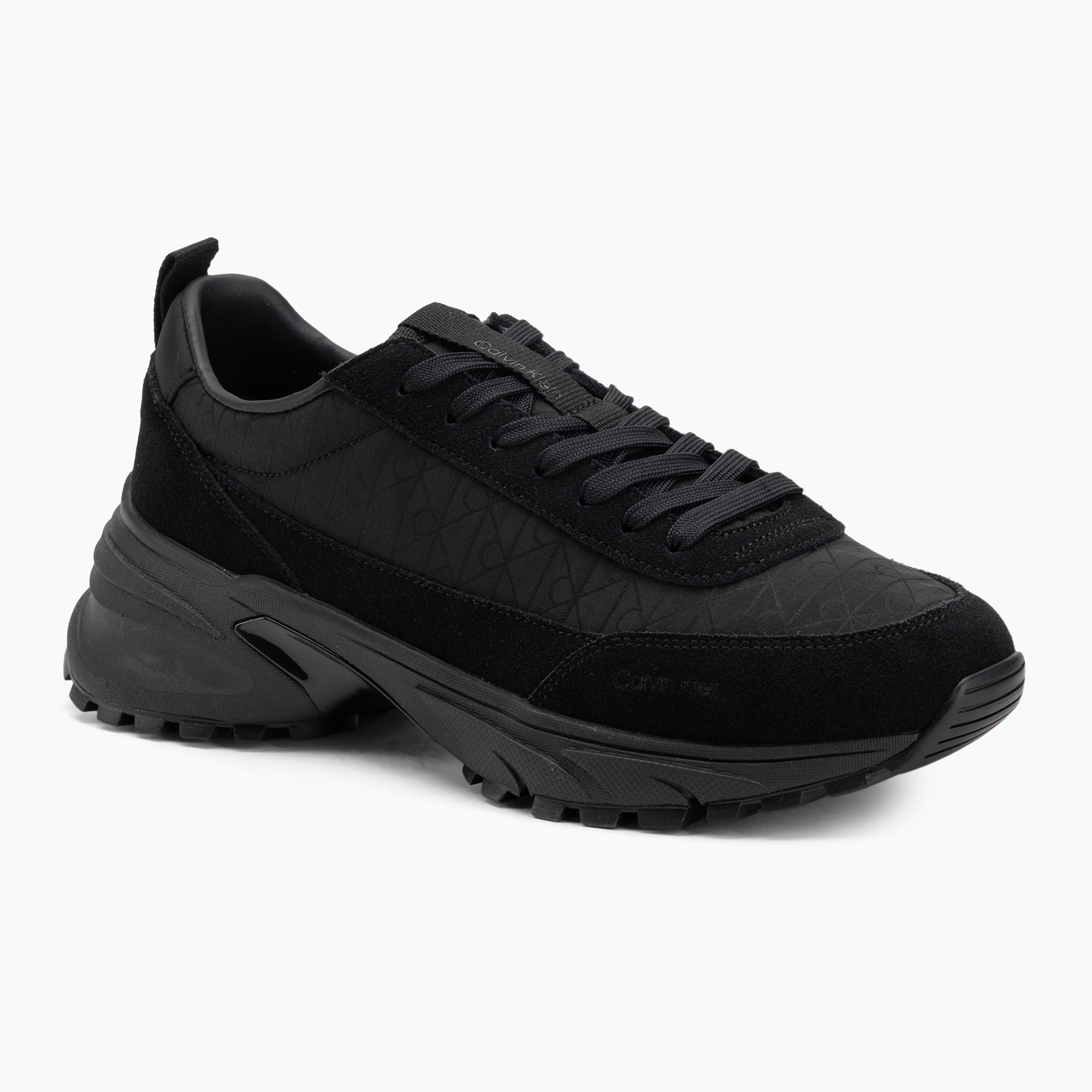 Buty męskie Calvin Klein YM0YM01378 Hike Runner Casual Ny-Su AOP triple black 