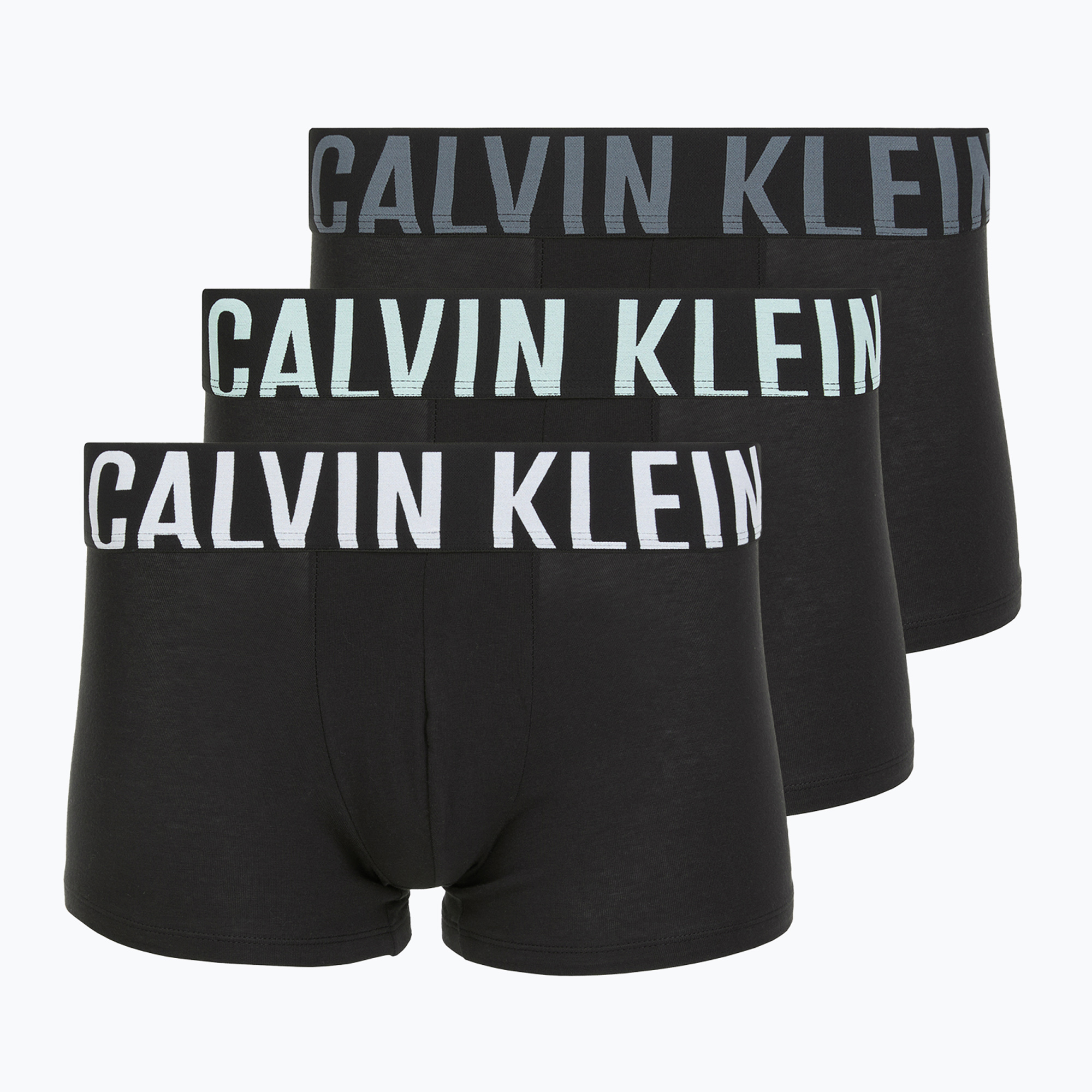 Bokserki Calvin Klein 000NB3608A Trunk 3 pary Black bodies/white/aerial/turbulence 