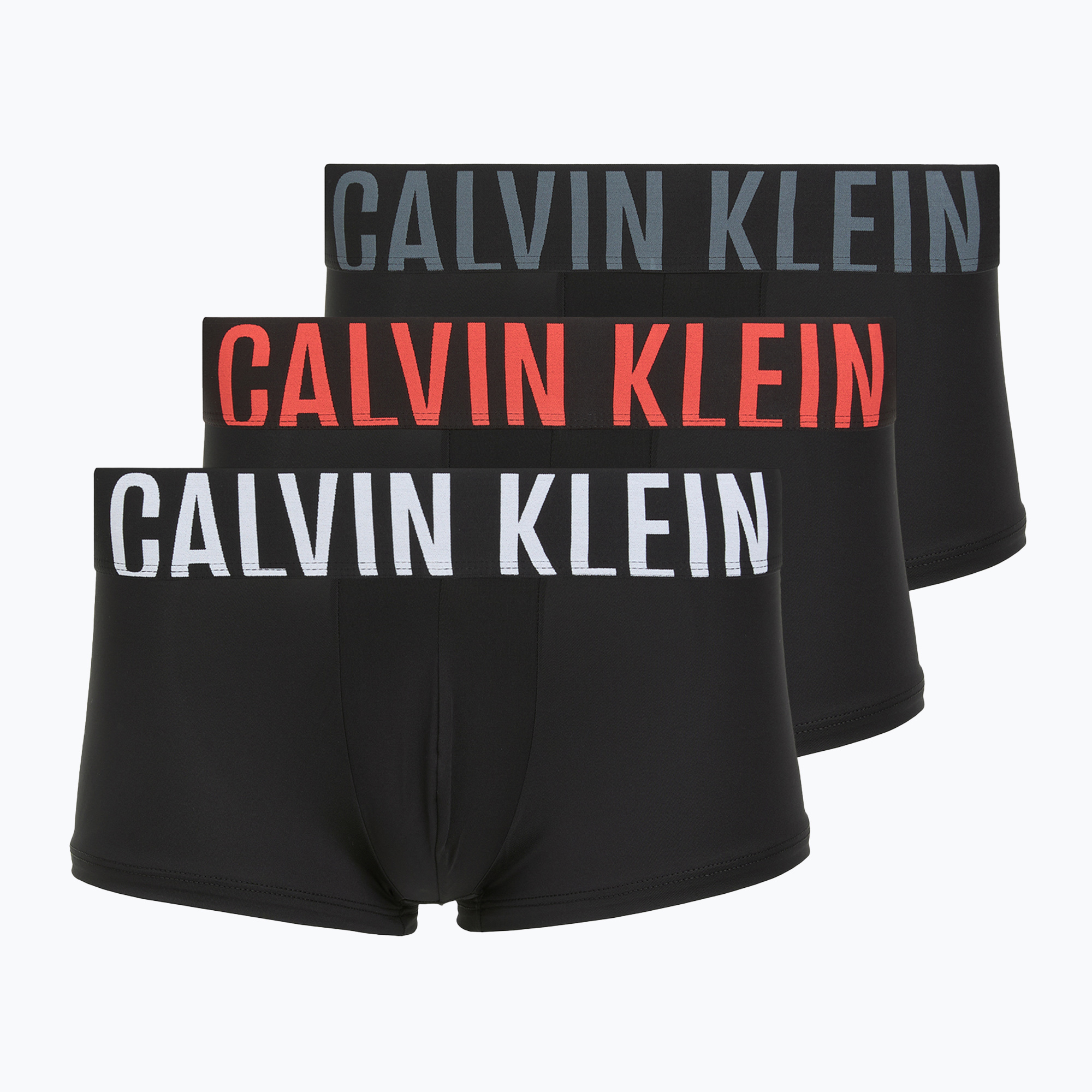 Bokserki Calvin Klein 000NB3611A Low Rise Trunk 3 pary black bodies/white/turbulence/velvet 