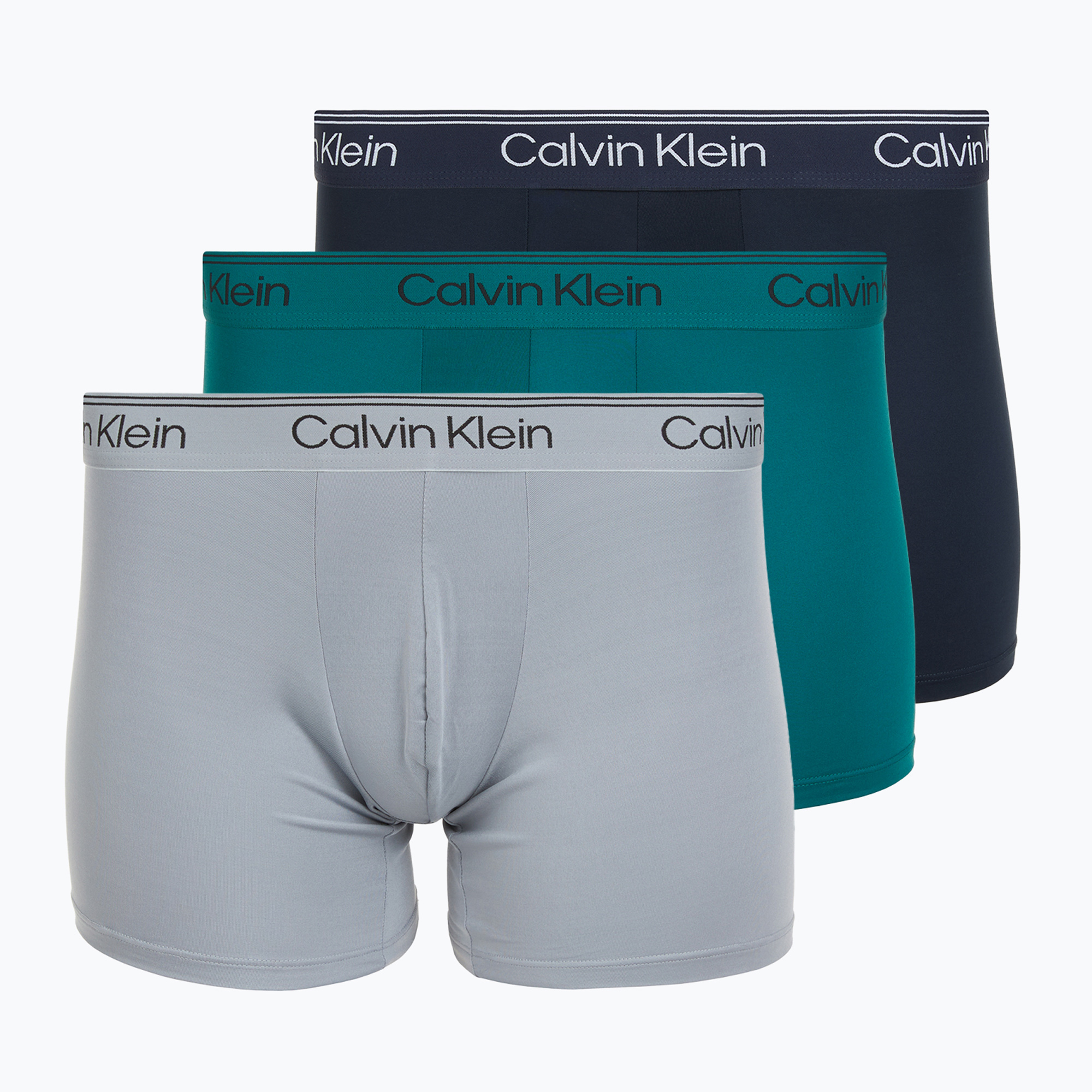 Bokserki Calvin Klein LV00NB4410 Brief 3 pary sleet/teal marine/shoreline 