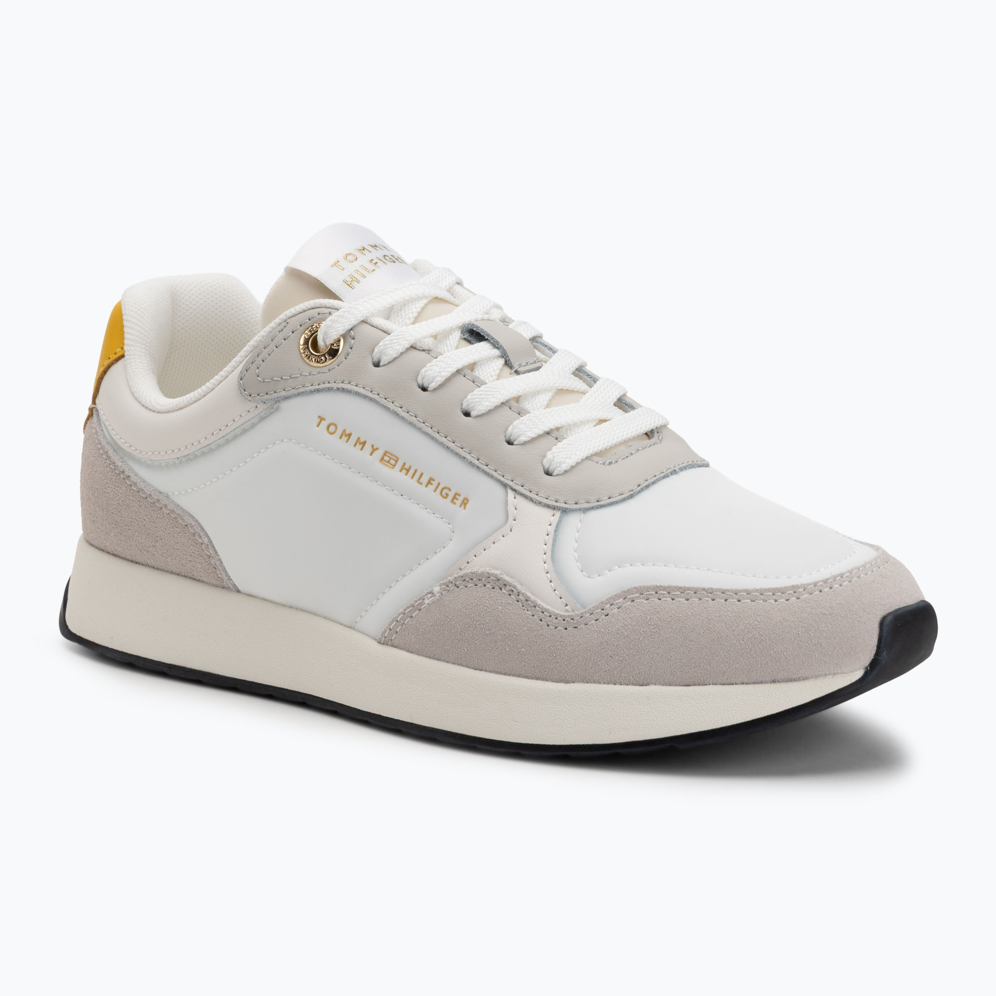 Buty damskie Tommy Hilfiger Runner coastal taupe/ecru/yellow 