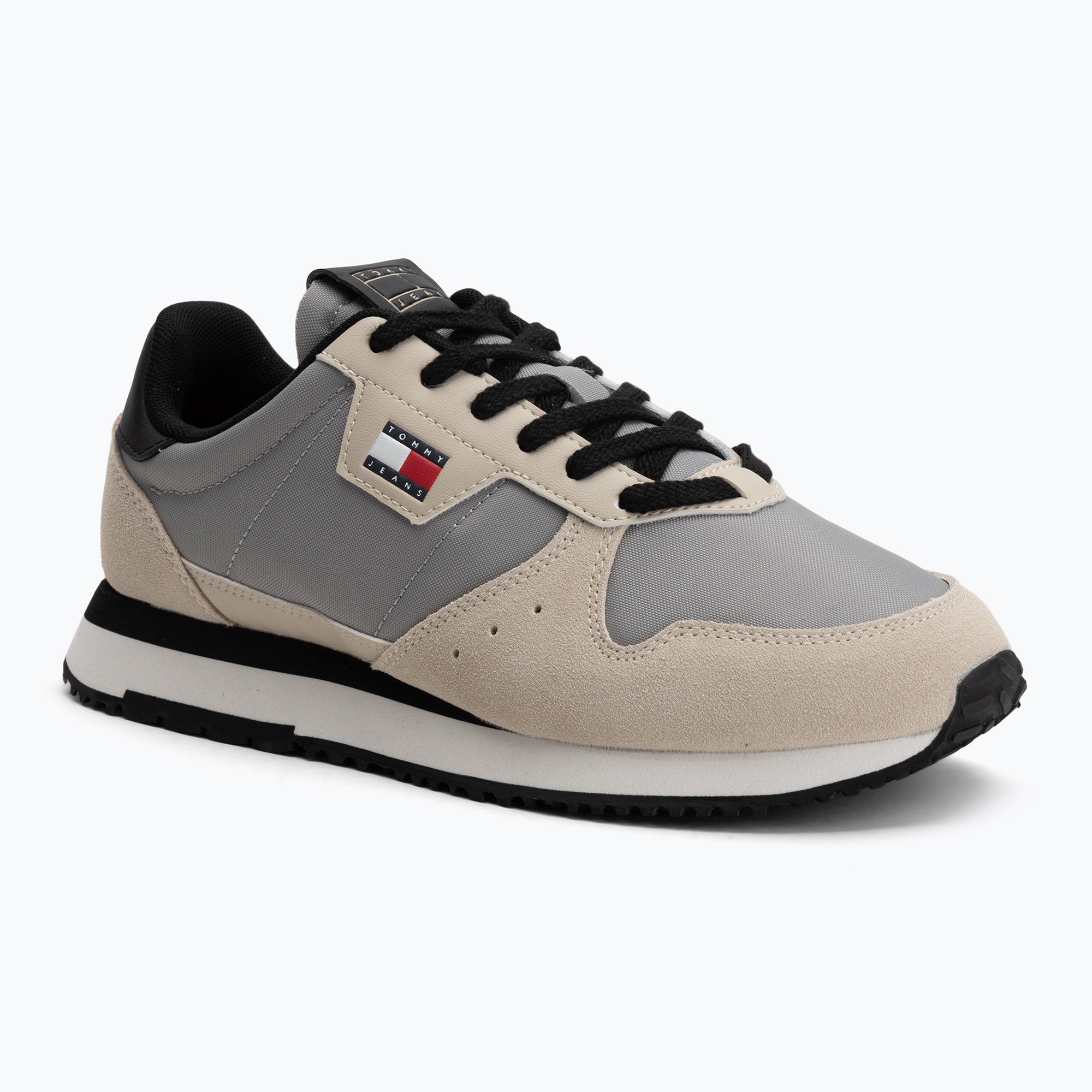 Buty męskie Tommy Jeans Eva Runner Leather gulf sand 