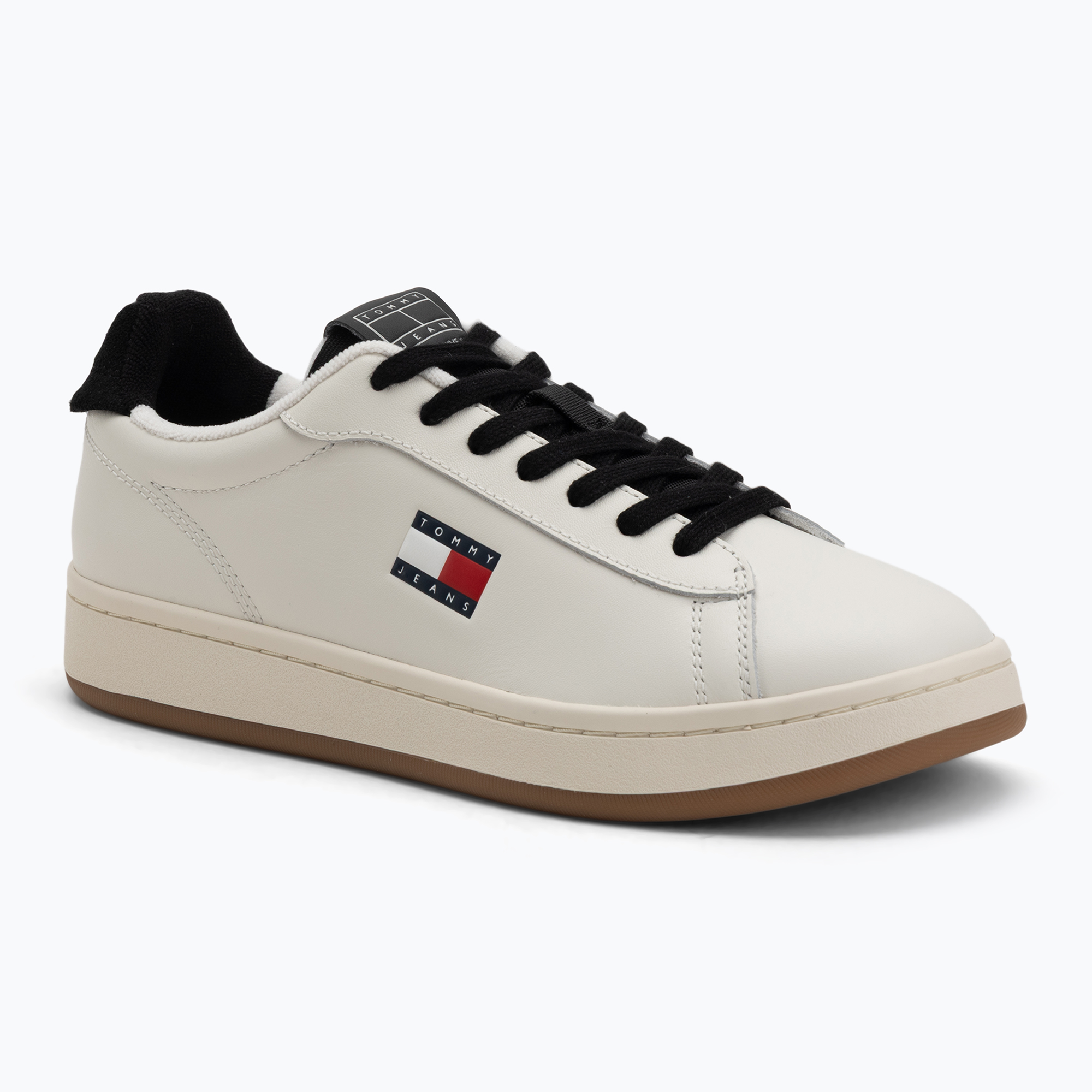 Buty damskie Tommy Jeans Archive Court ivory/black 