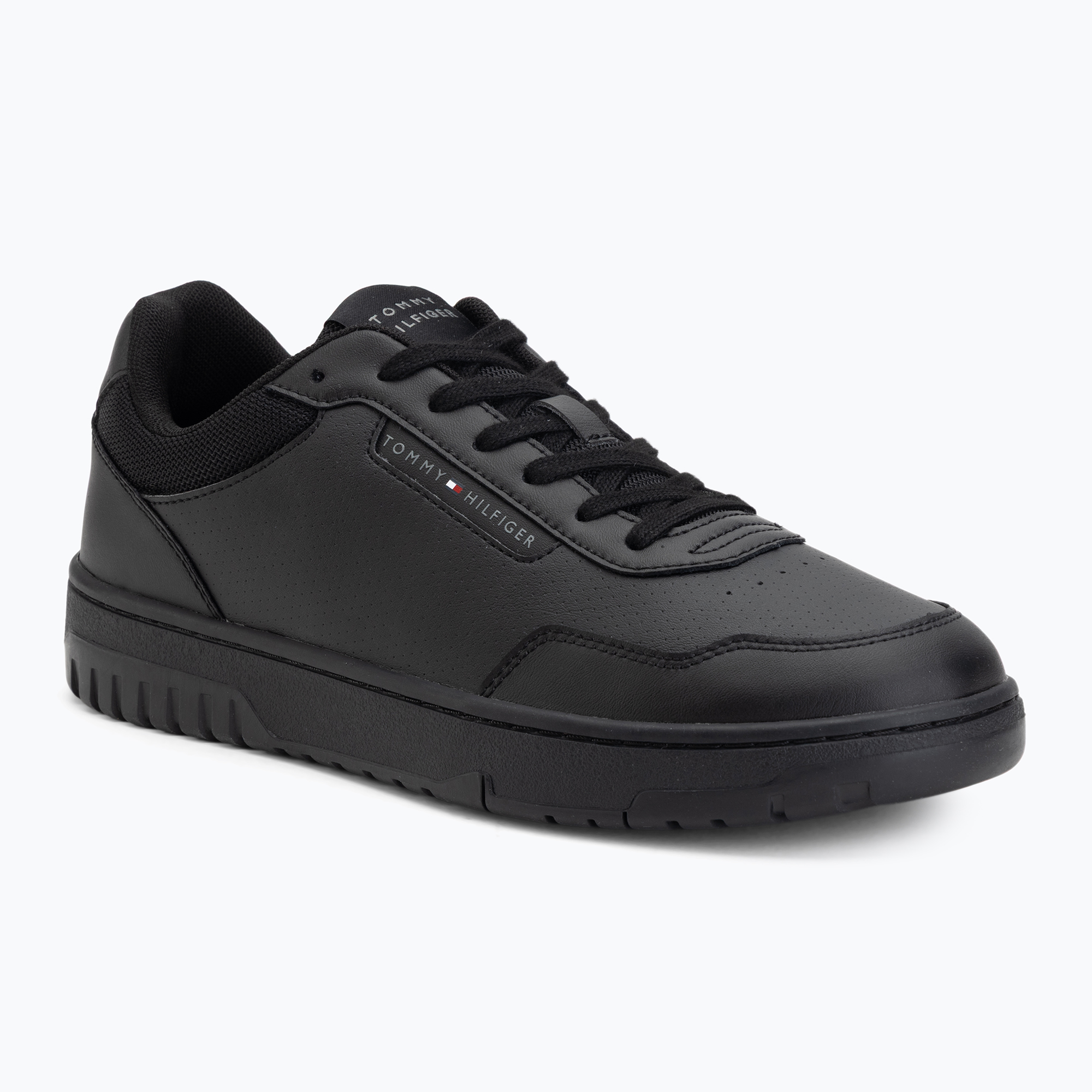 Buty męskie Tommy Hilfiger Basket Core Lite Leather black 