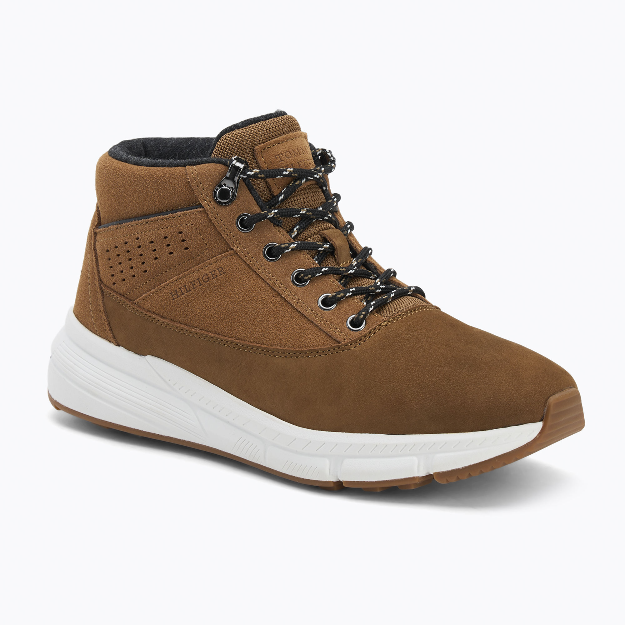 Trampki męskie Tommy Hilfiger W Nbk Sde Hybrid BDS desert khaki 