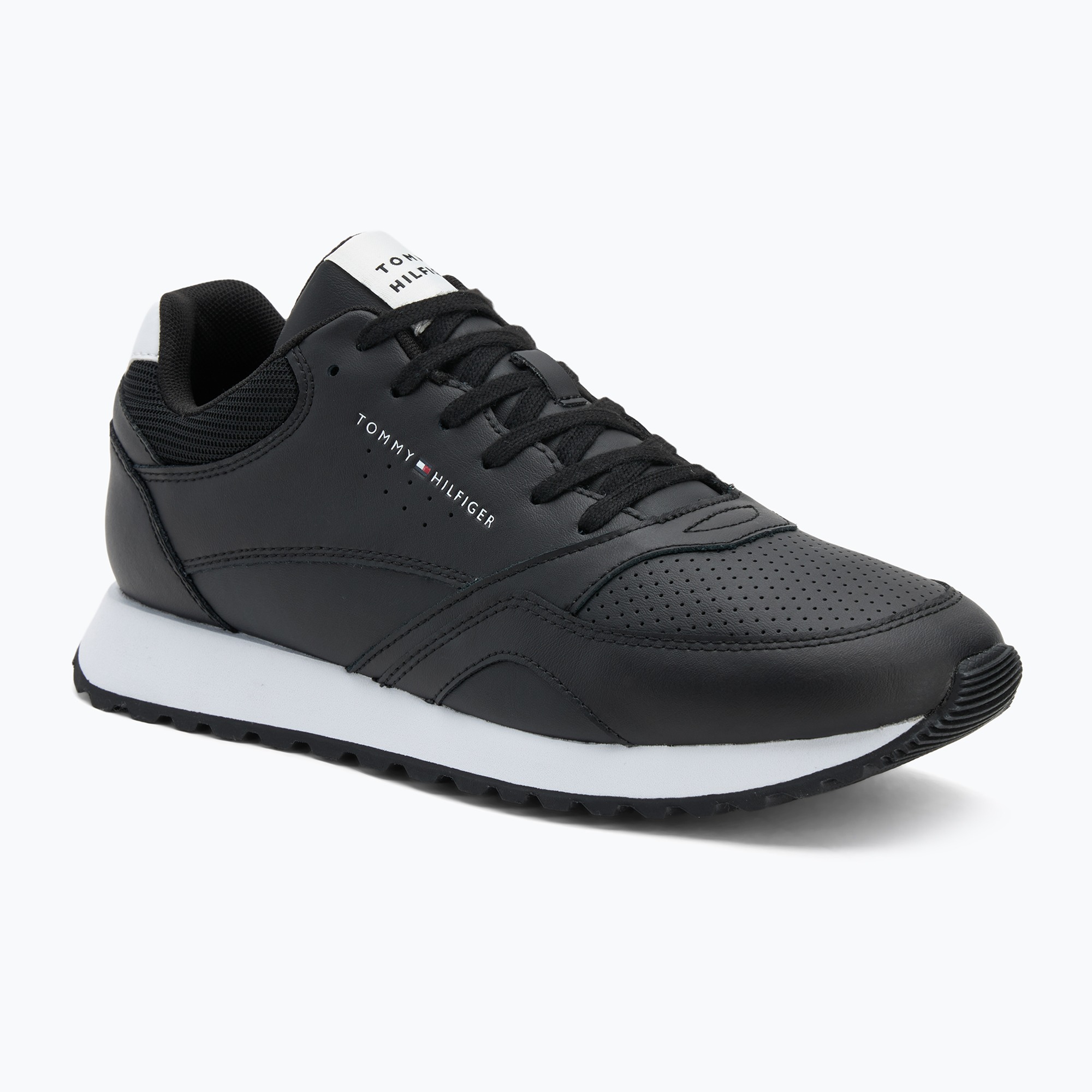 Buty męskie Tommy Hilfiger New Runner Eva Lth Ess black/white 
