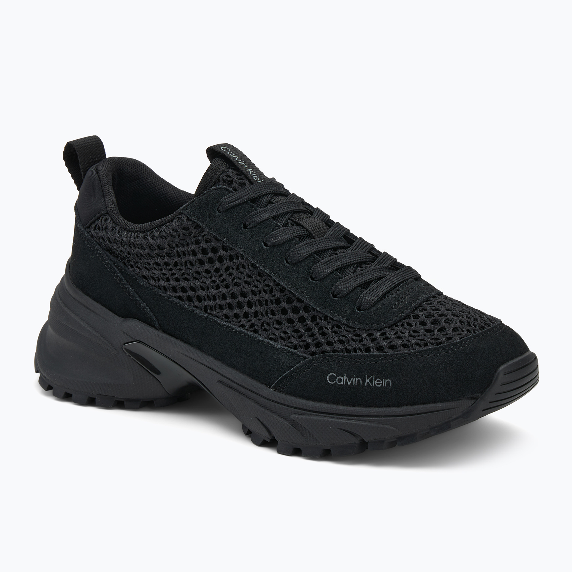 Buty damskie Calvin Klein YW0YW02030 Hike Runner Lace Up Techmix triple black