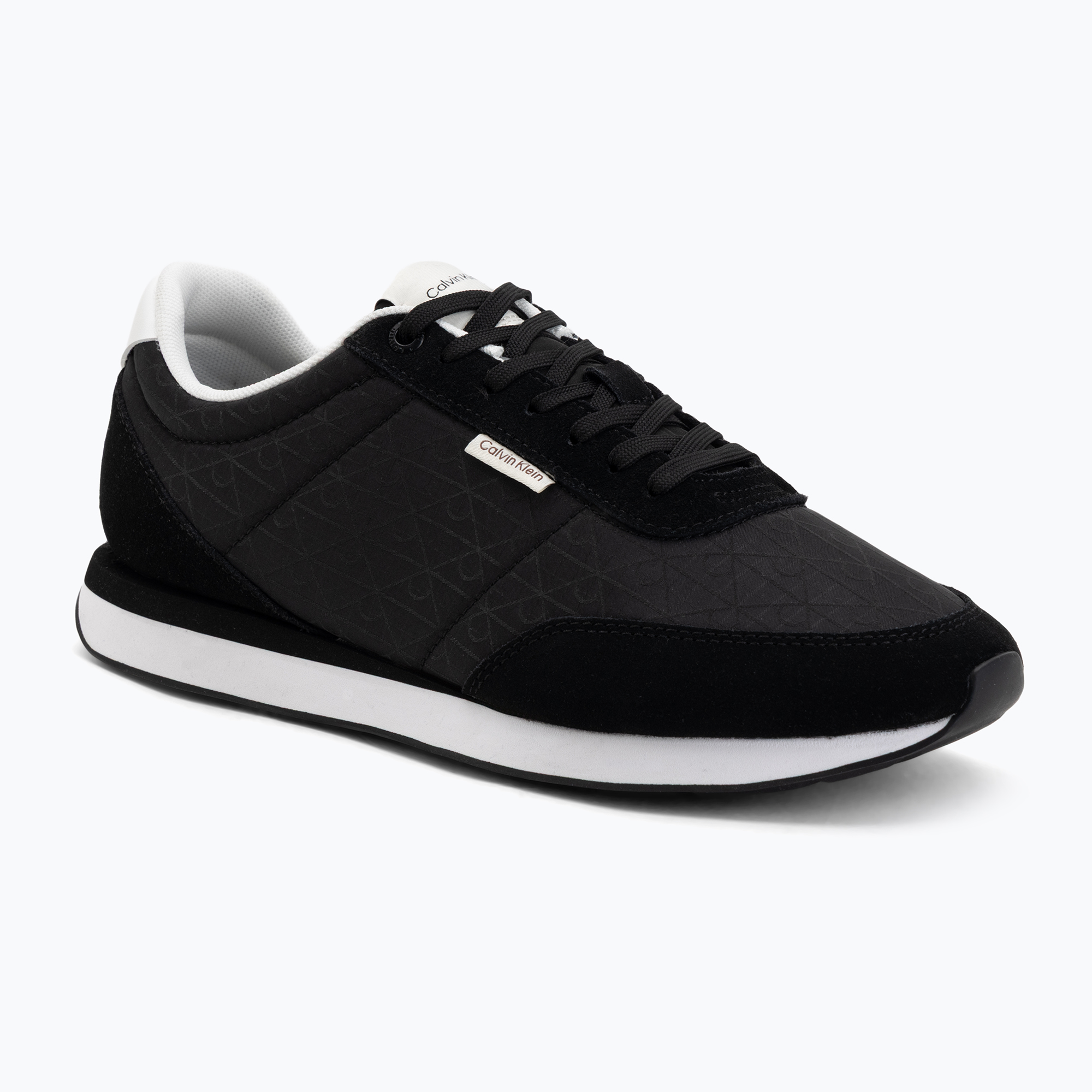 Мъжки обувки Calvin Klein HM0HM02140 Retro Runner Ripstop Aop black/bright white