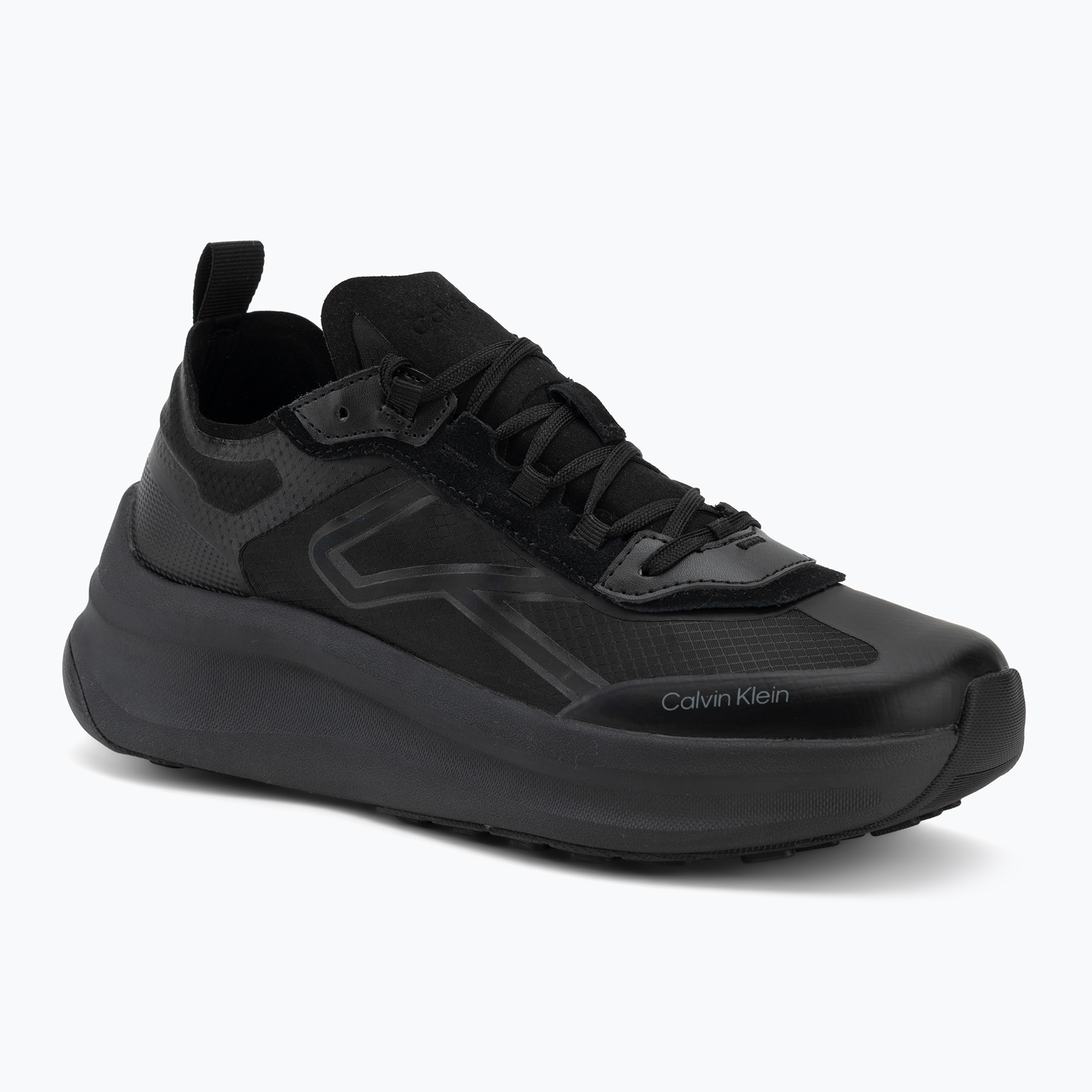 Мъжки обувки Calvin Klein HM0HM02160 Chunky Run Laceup Ck Stripe triple black