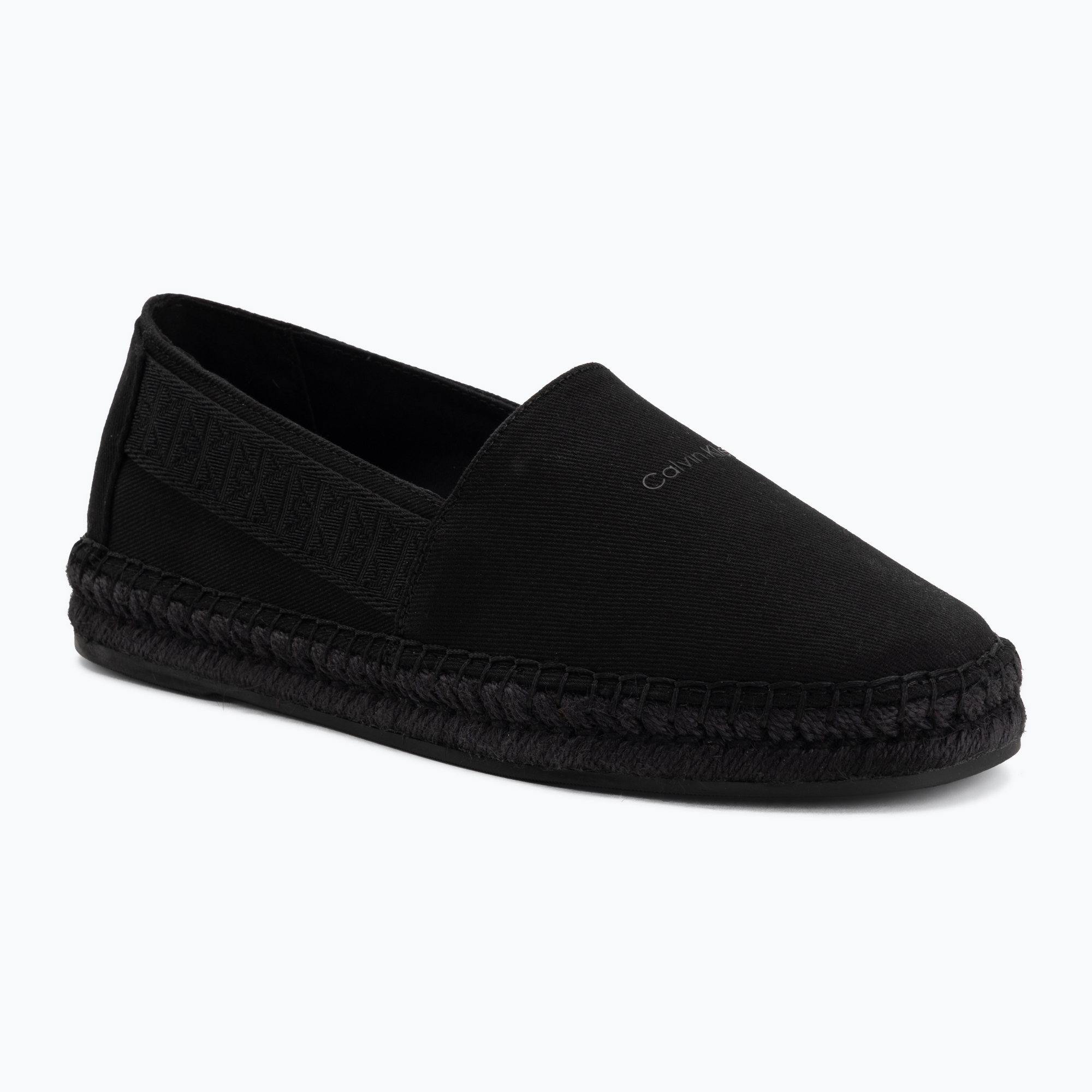Pánske espadrilky Calvin Klein HM0HM02075 Webbing triple black