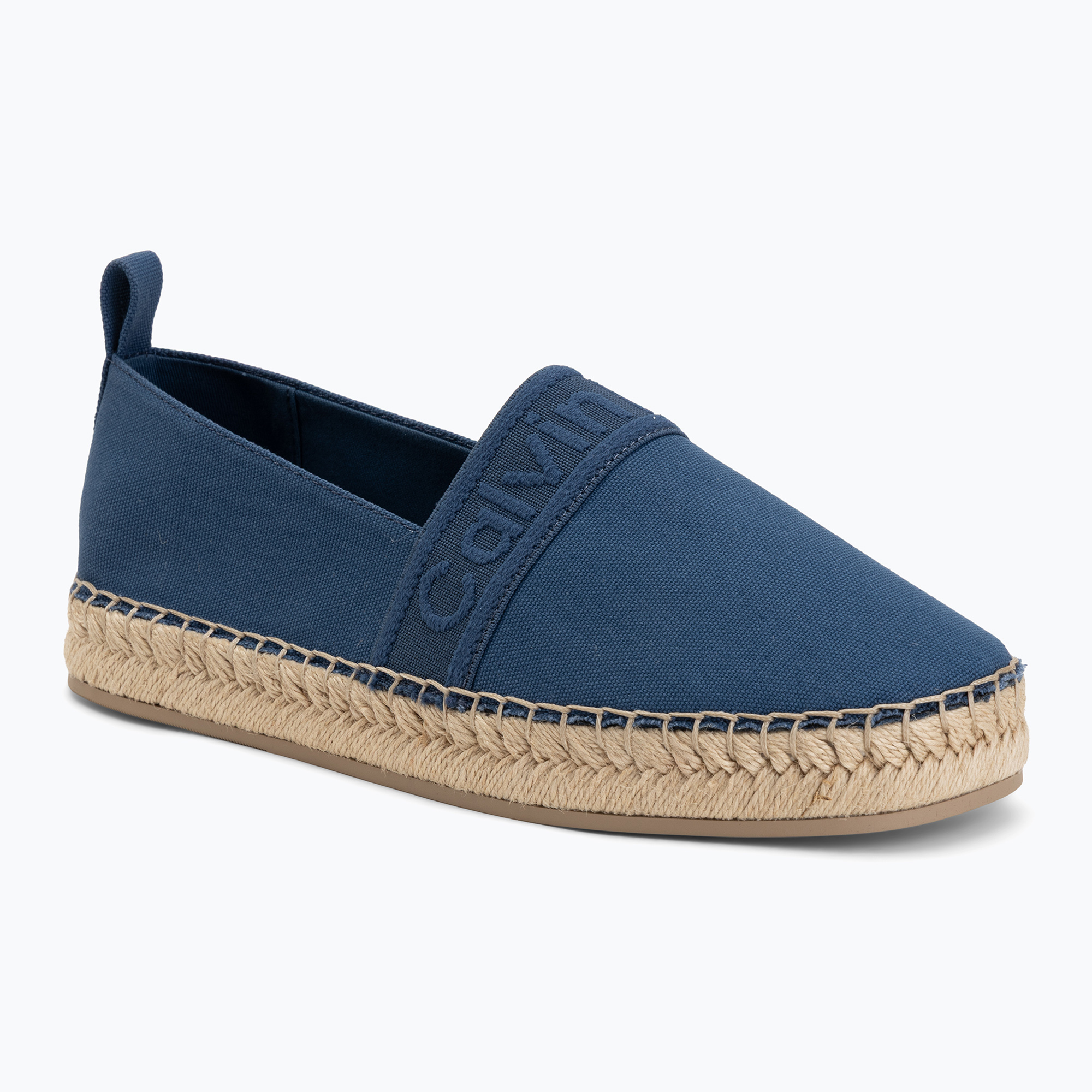 Espadrile pentru femei Calvin Klein HW0HW02934 Oblique Webbing Key Largo
