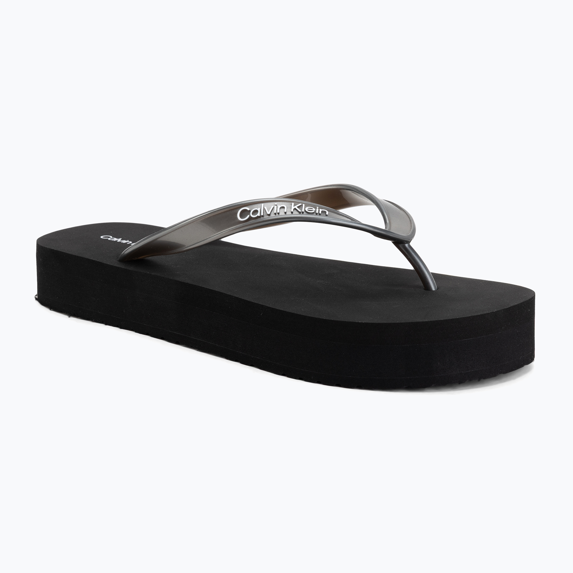 Дамски джапанки Calvin Klein HW0HW03120 Flatform triple black