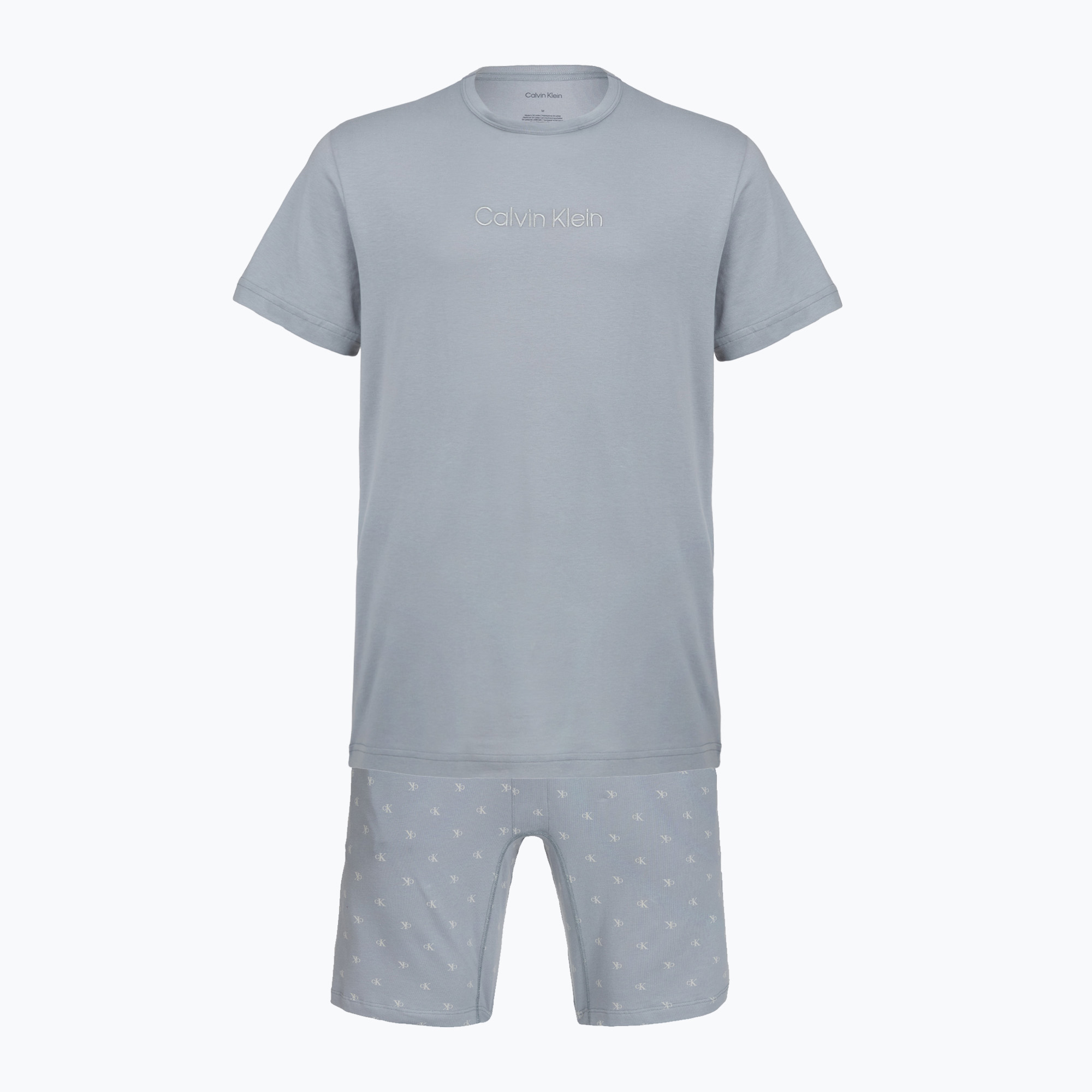 Мъжка пижама Calvin Klein LV00NM2900 misty grey top /diamond logo misty