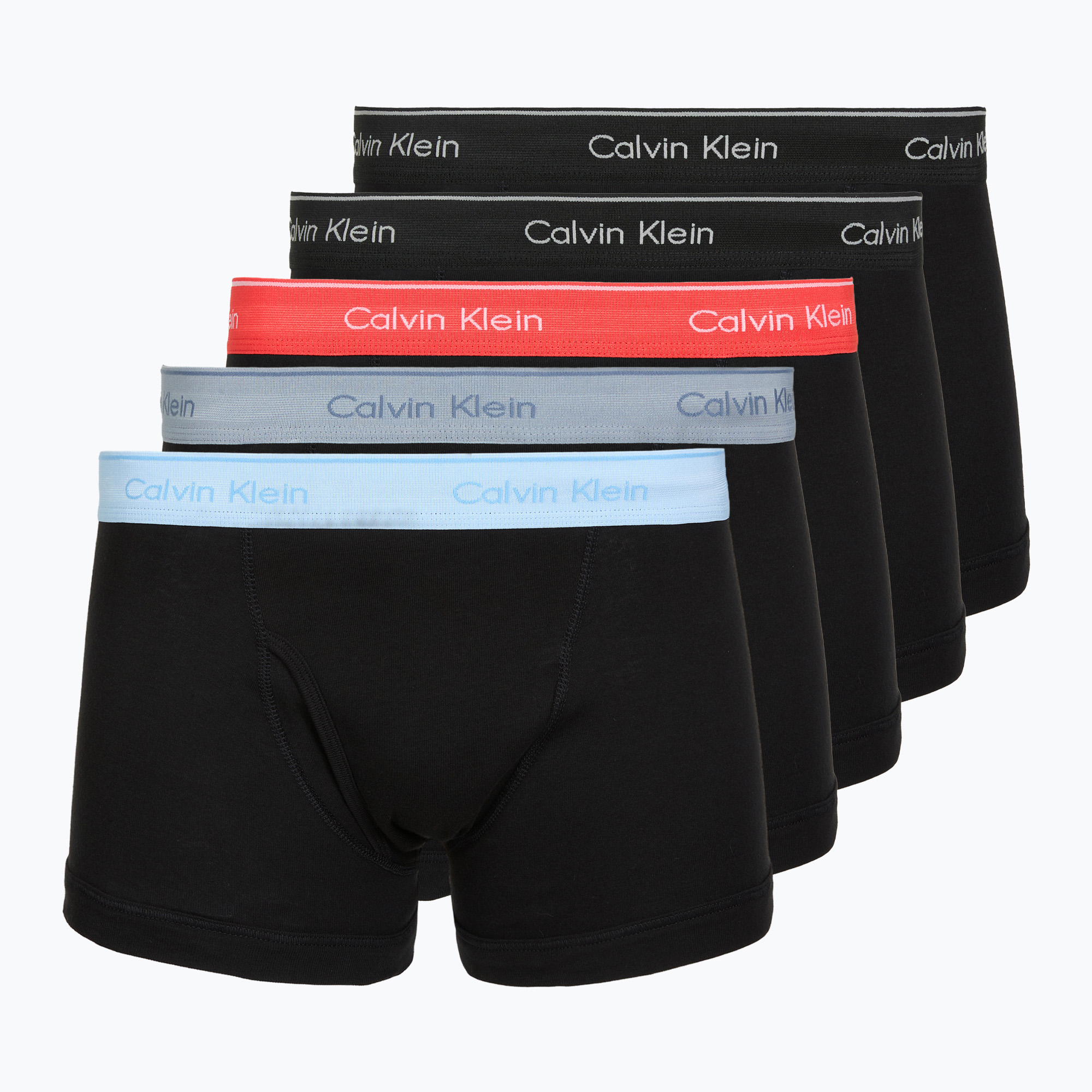 Боксерки Calvin Klein LV00NB1897 Trunk 5 чифта black bodies w/black/misty grey/purple