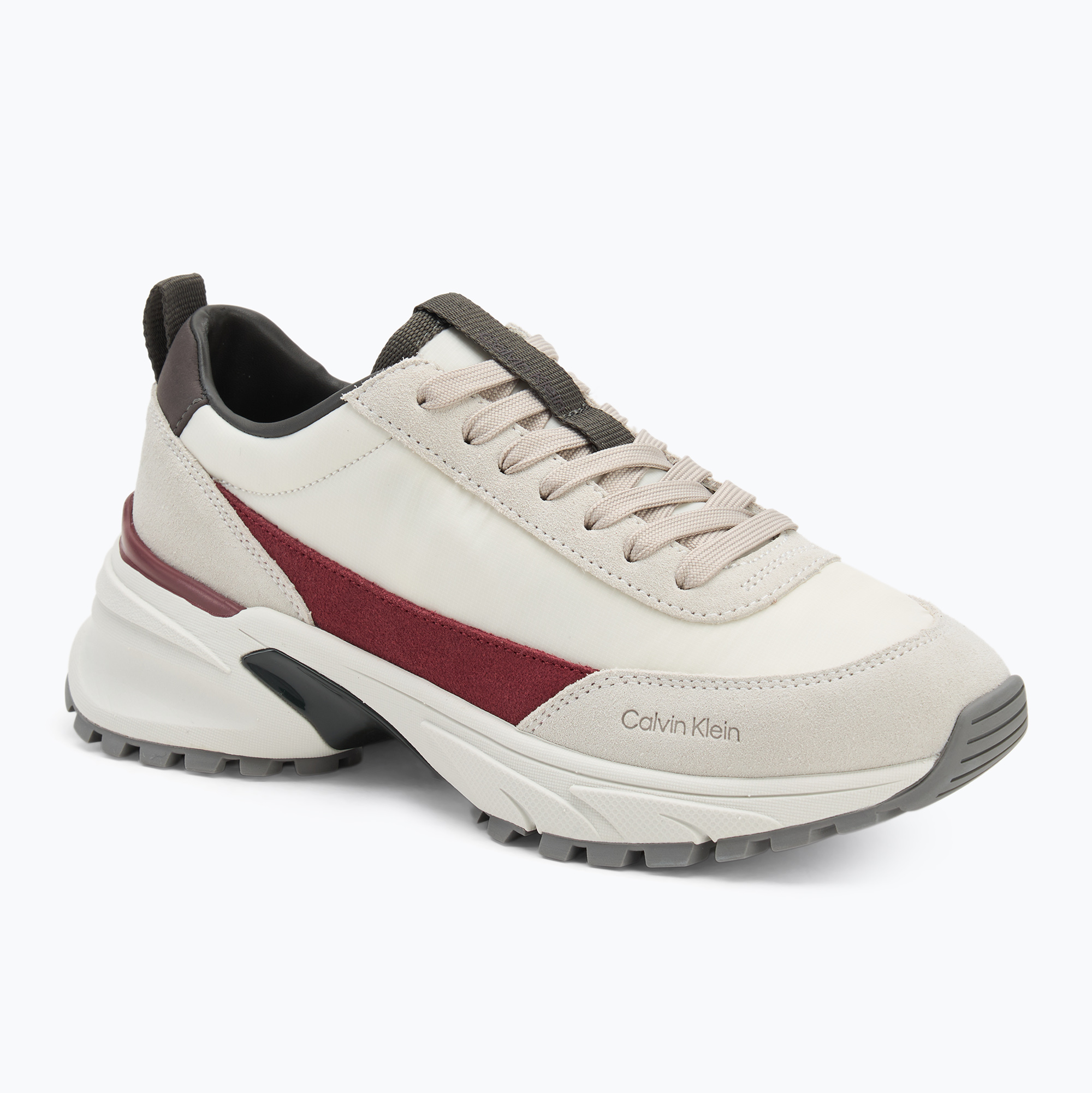 Buty damskie Calvin Klein YW0YW02075 Hike Runner MG Nylon Mix lily white/beluga 