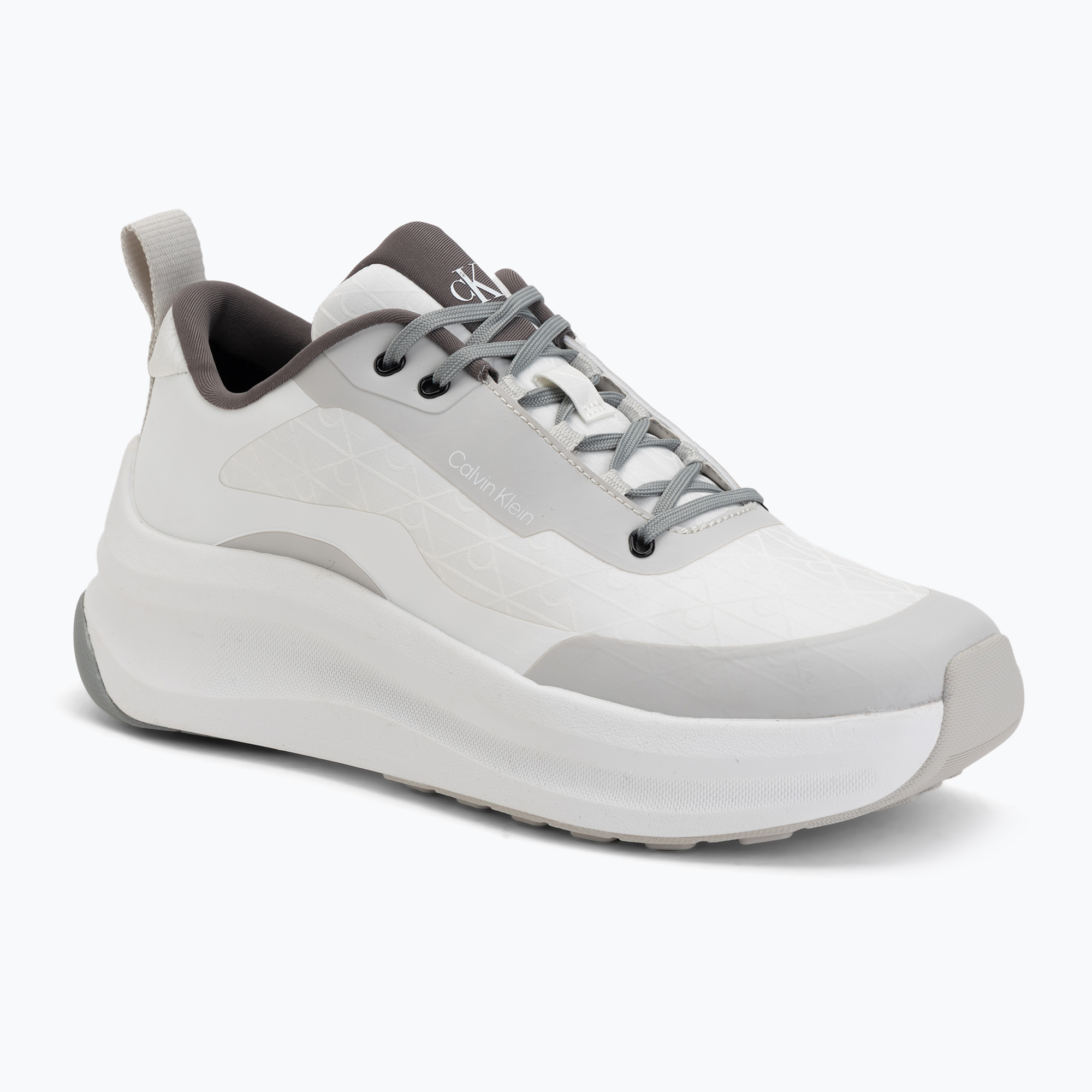 Мъжки обувки Calvin Klein Chunky Runner Laceup Mix Aop white/granite road/granite gray