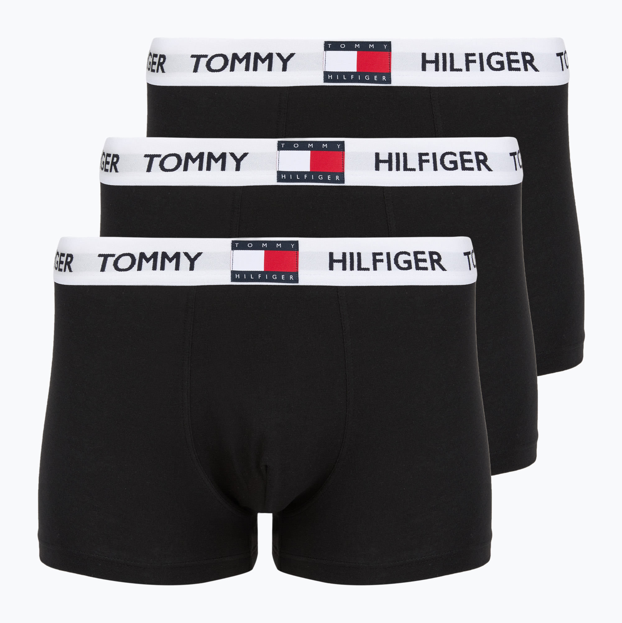 Bokserki Tommy Hilfiger Trunk 3 pary black / black / black 