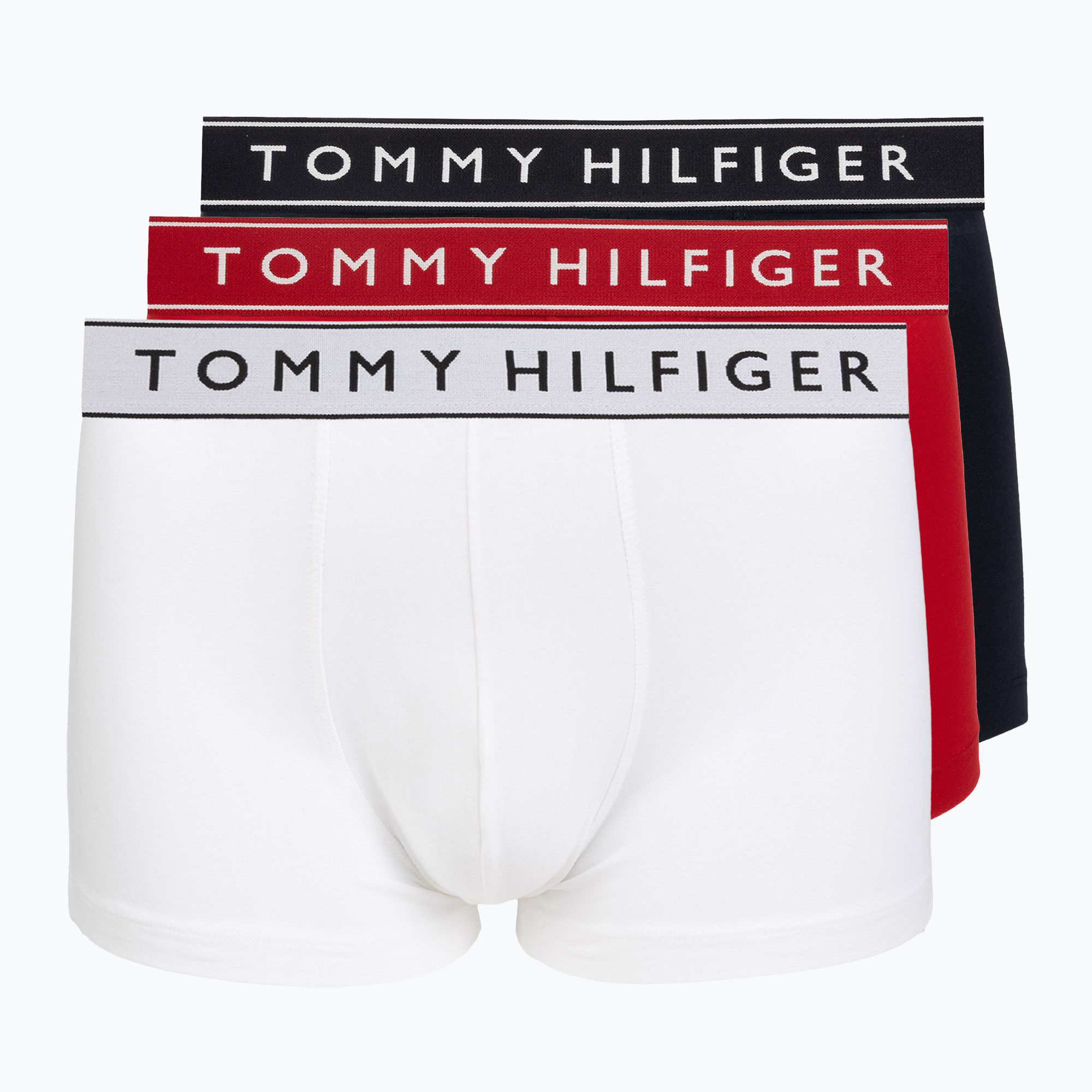Pánske boxerky Tommy Hilfiger Trunk Dtm white/medium red/navy blue
