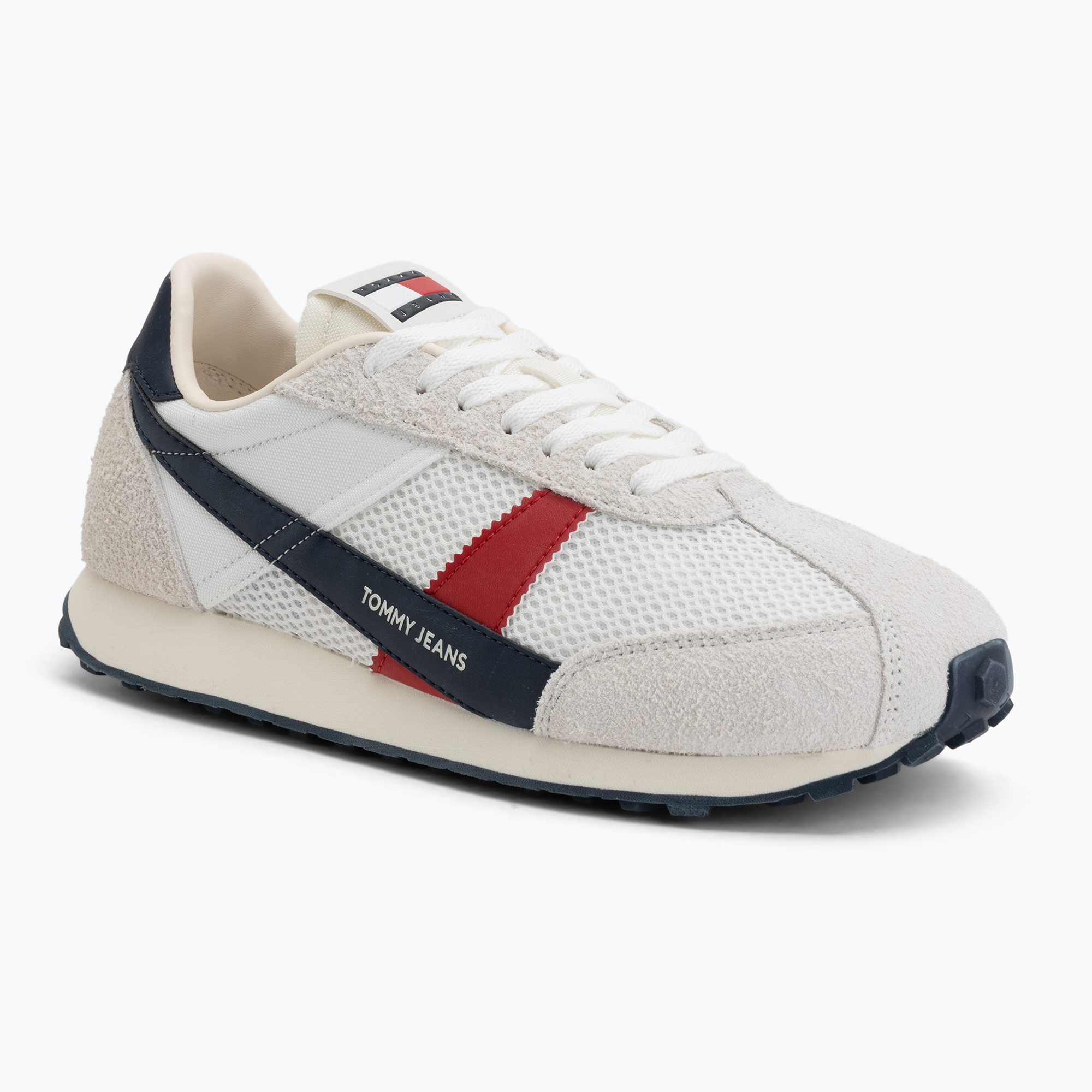 Buty męskie Tommy Hilfiger Retro Runner Archive Open Mesh rwb 