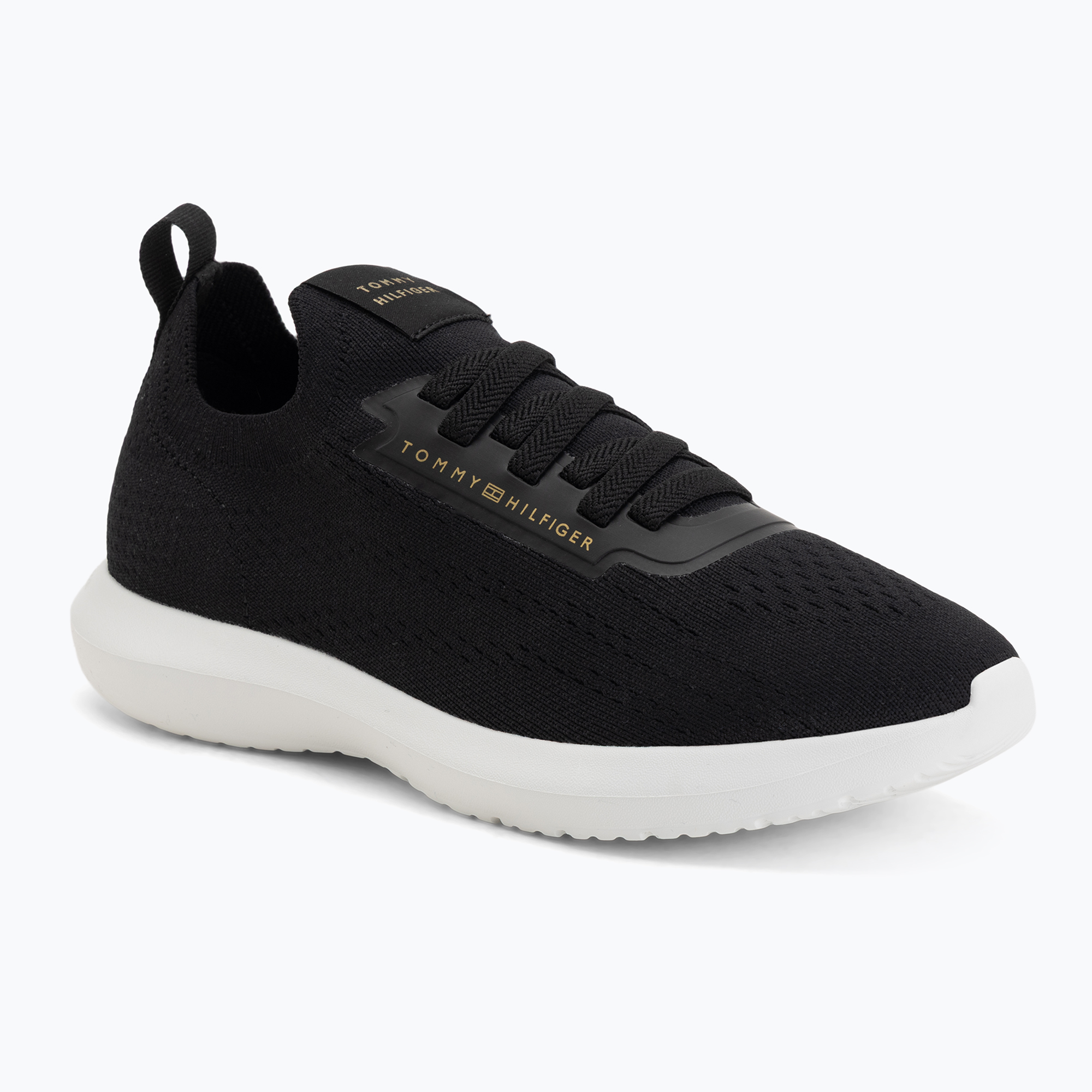 Дамски обувки Tommy Hilfiger Knit Extralight Runner black