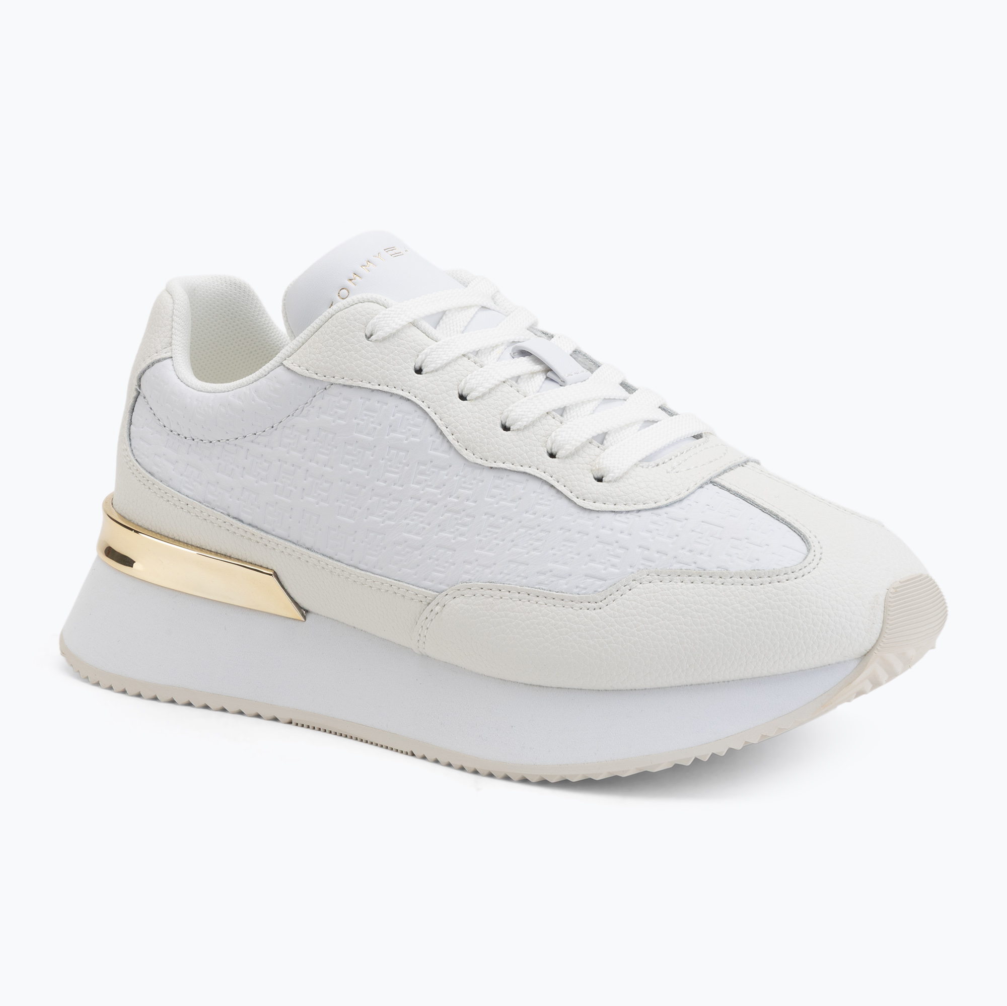 Дамски обувки Tommy Hilfiger Chic Monogram Runner white/ecru
