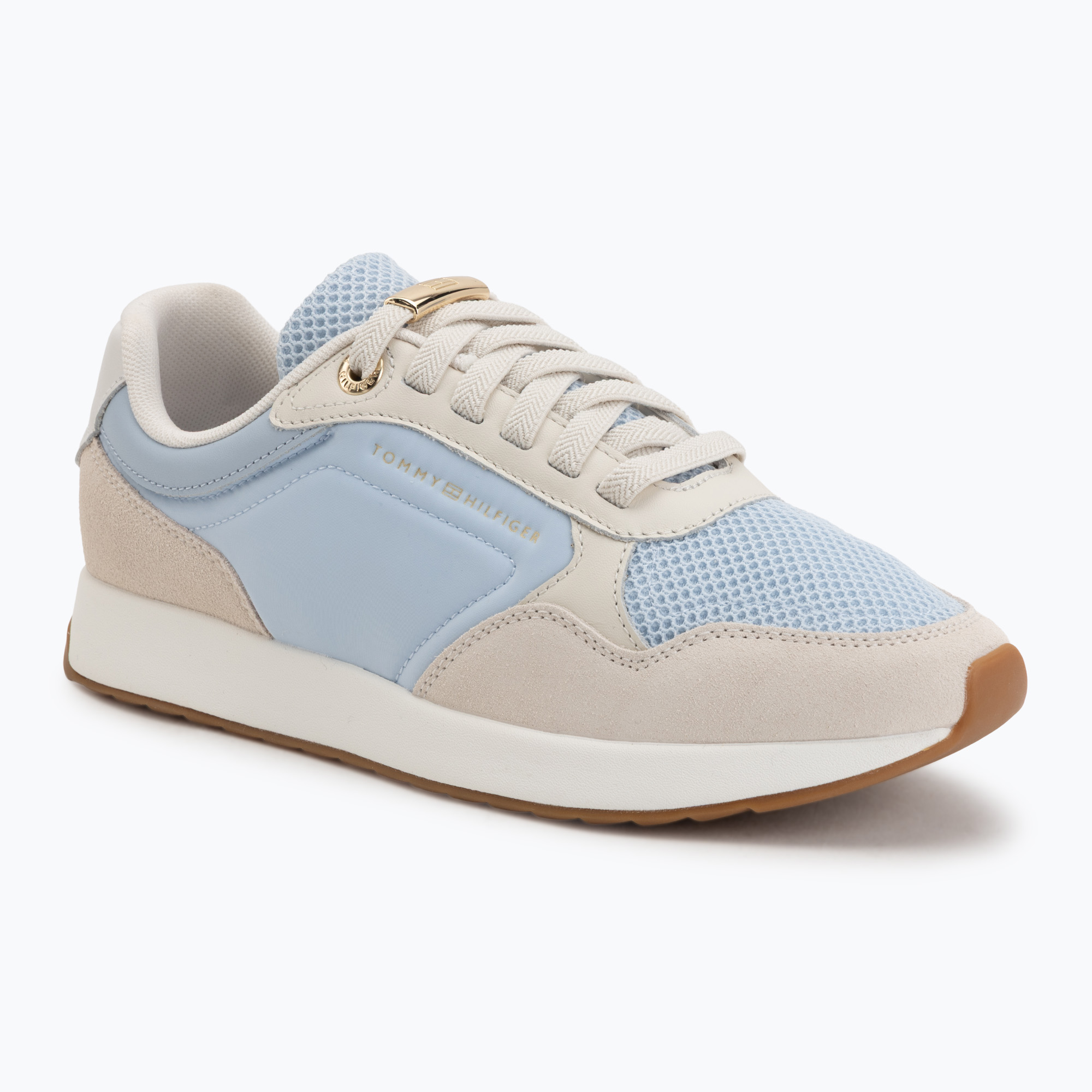 Дамски обувки Tommy Hilfiger Chic Eva Runner Mesh breezy blue/soft cream