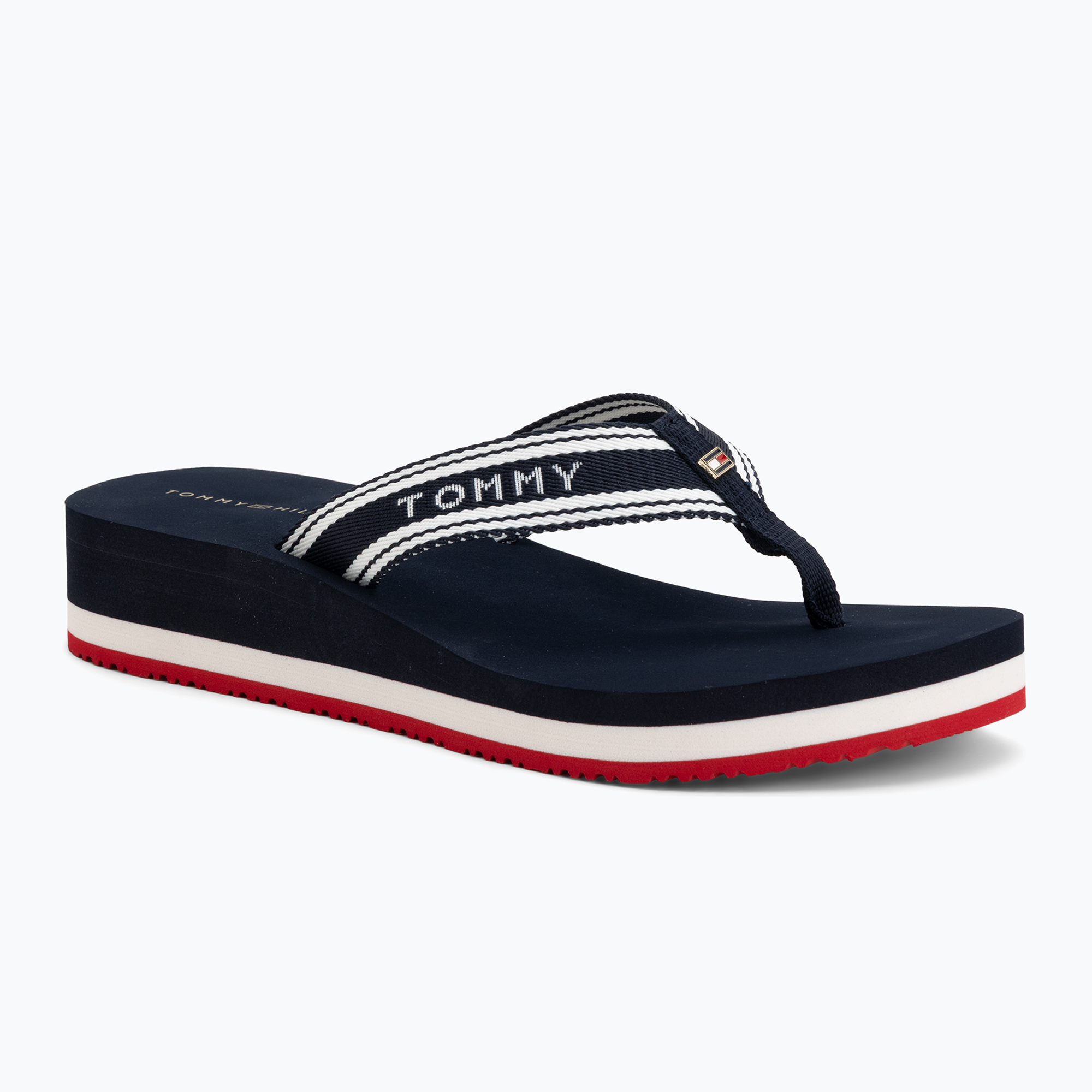 Дамски джапанки Tommy Hilfiger Flag Print Summer Sandal rwb