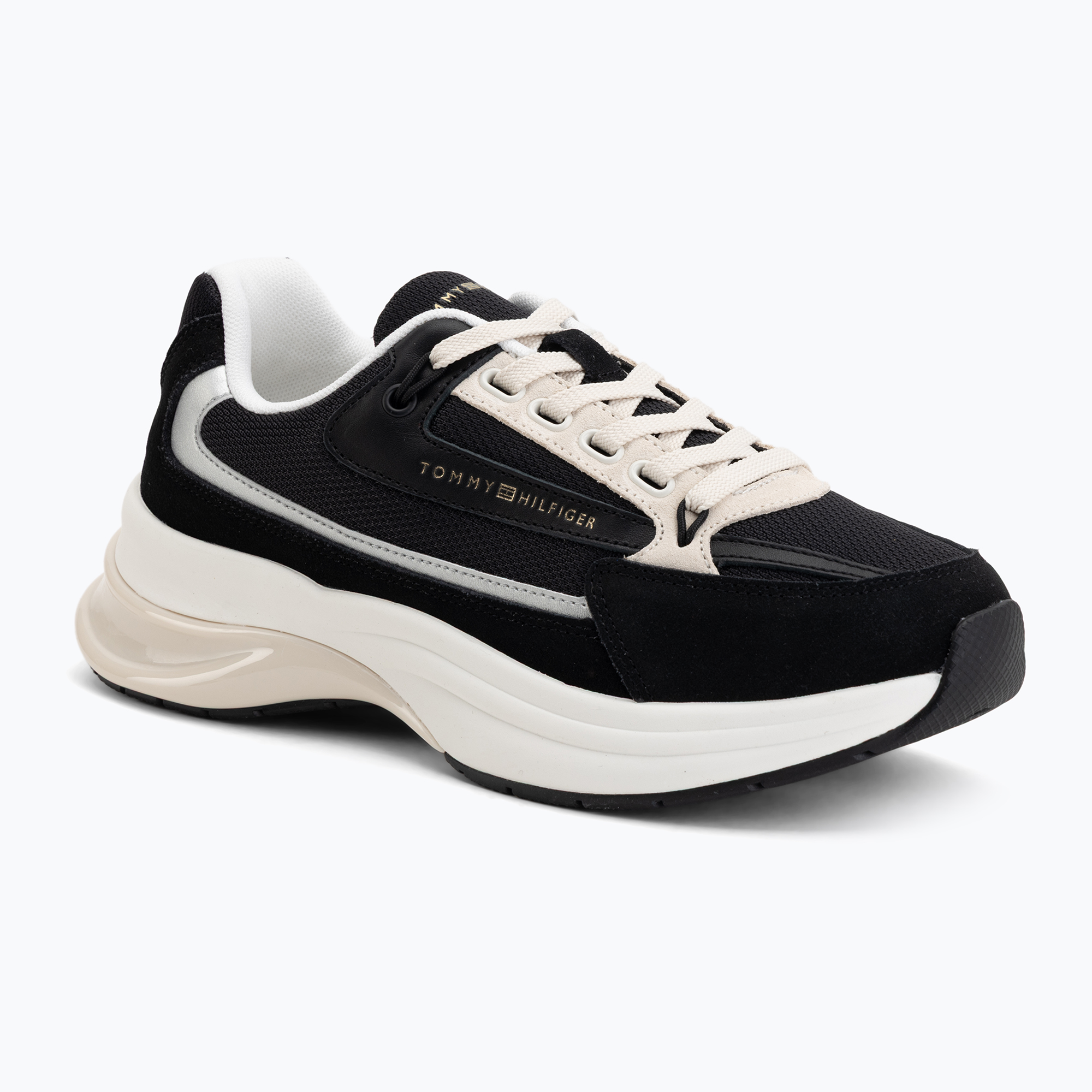 Buty damskie Tommy Hulfiger Sporty Chic Runner black 