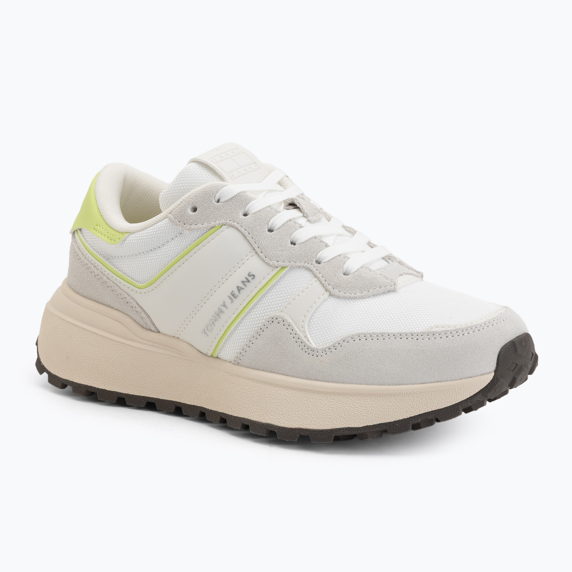 Дамски обувки Tommy Jeans Sporty Runner lime essence/ivory