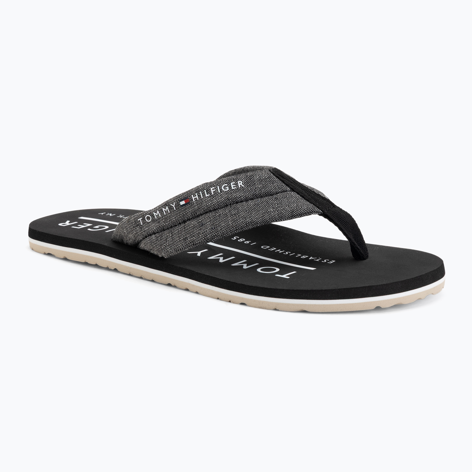 Japonki męskieTommy Hilfiger Chambray Beach Sandal black