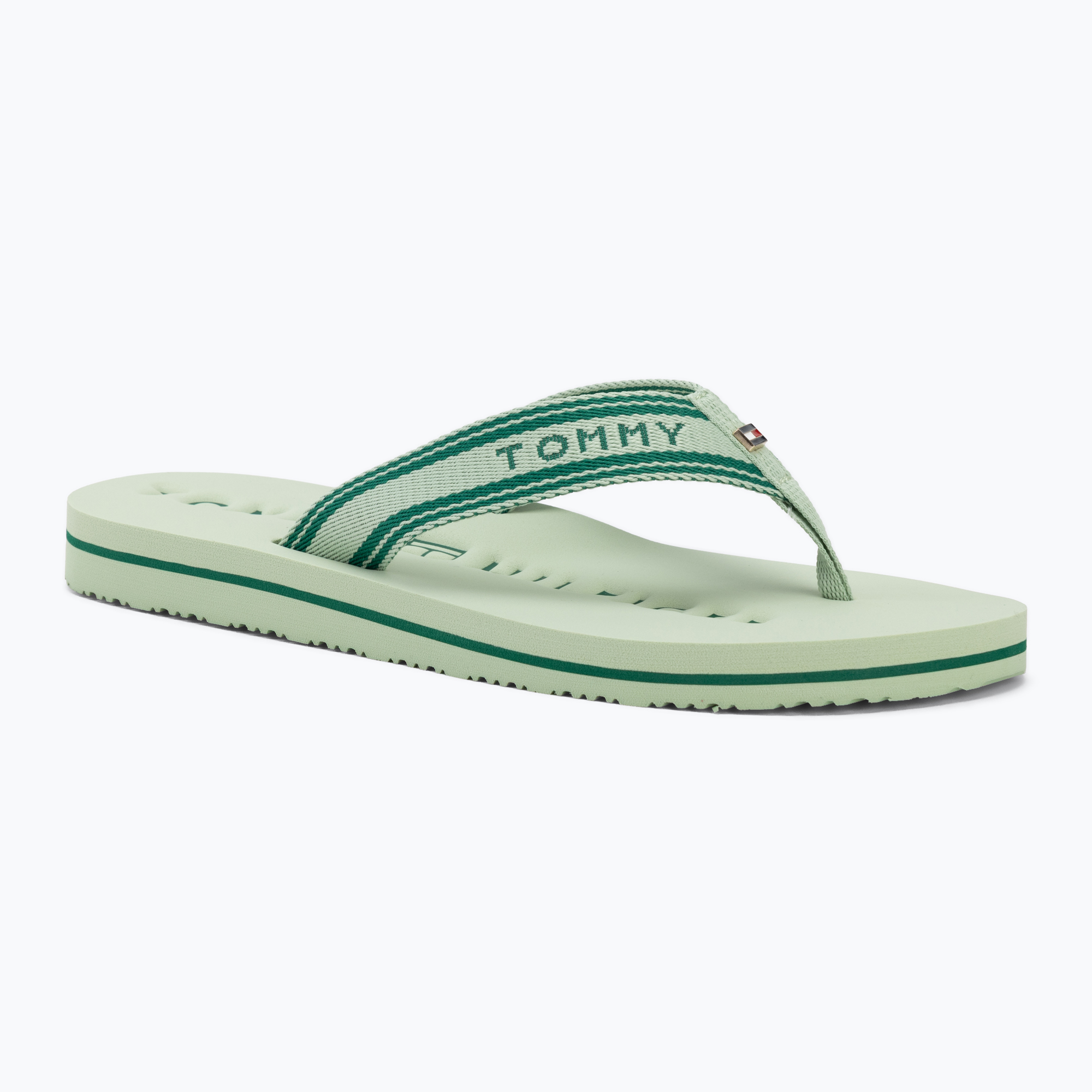 Дамски джапанки Tommy Hilfiger Webbing Summer Sandal gentle jade