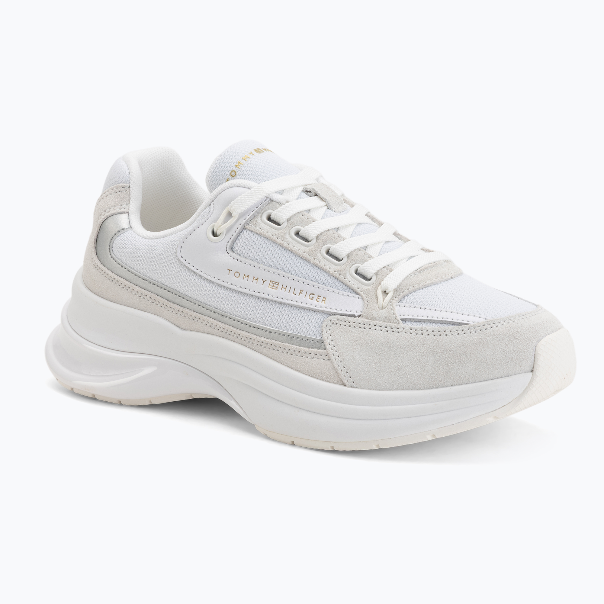 Buty damskie Tommy Hulfiger Sporty Chic Runner white 
