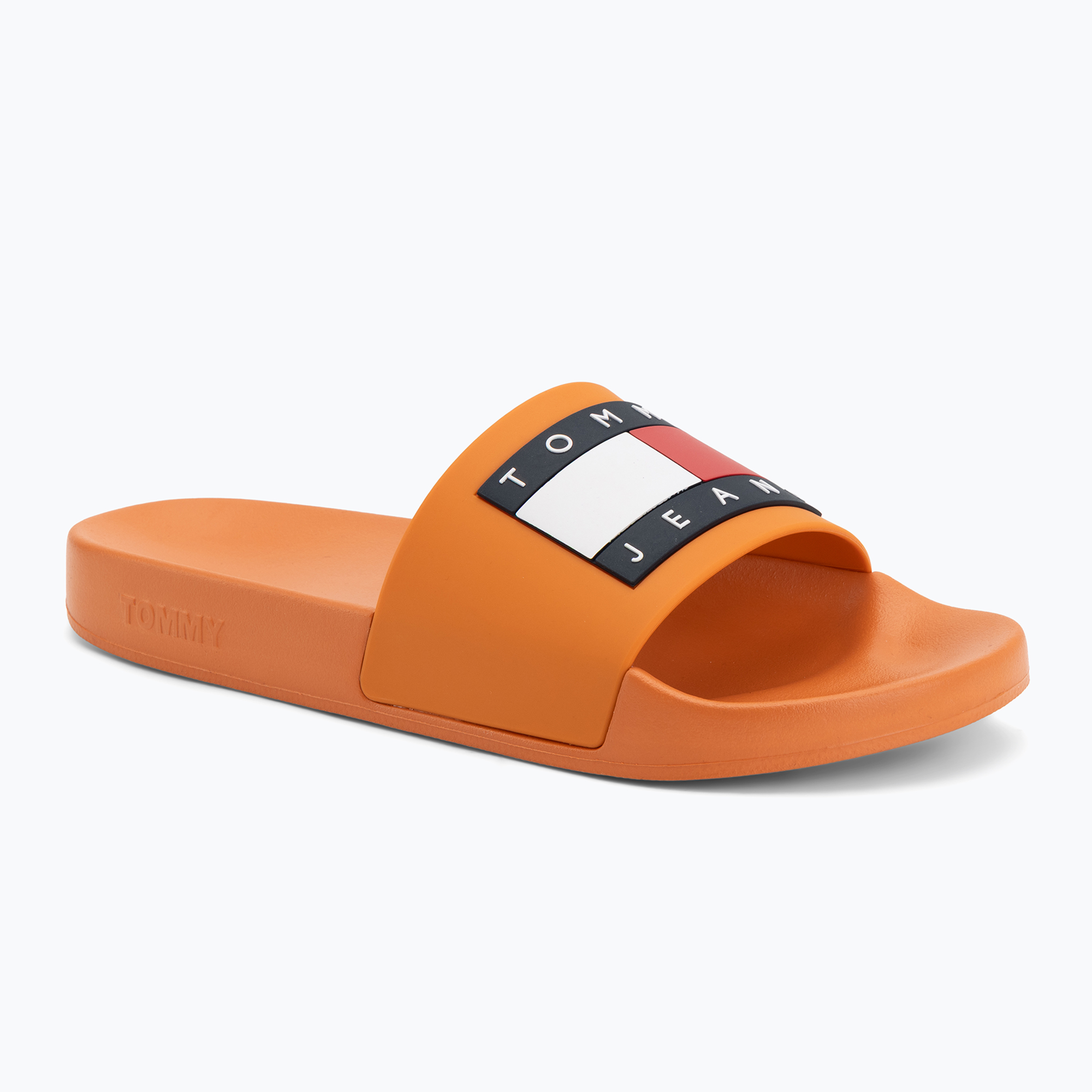Klapki męskie Tommy Jeans Pool Slide Ess rusty orange 