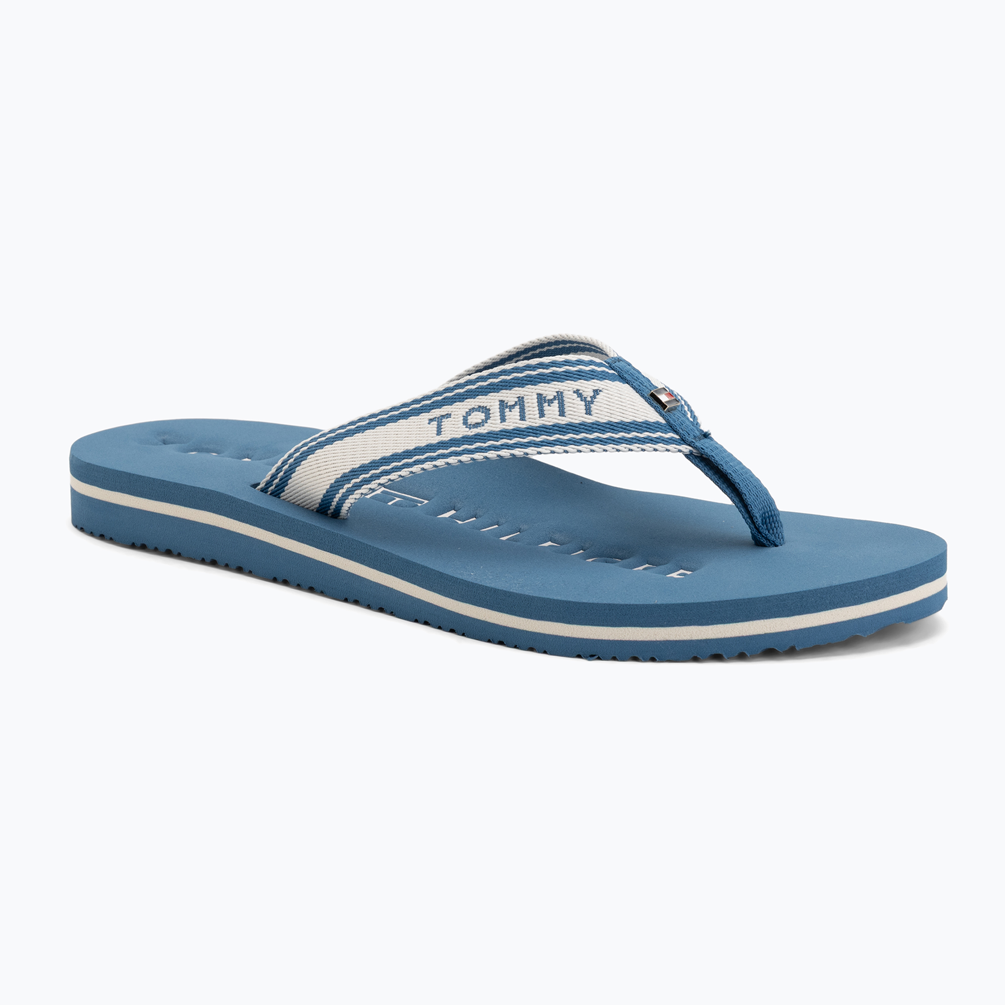 Japonki damskie Tommy Hilfiger Webbing Summer Sandal cobalt steel 