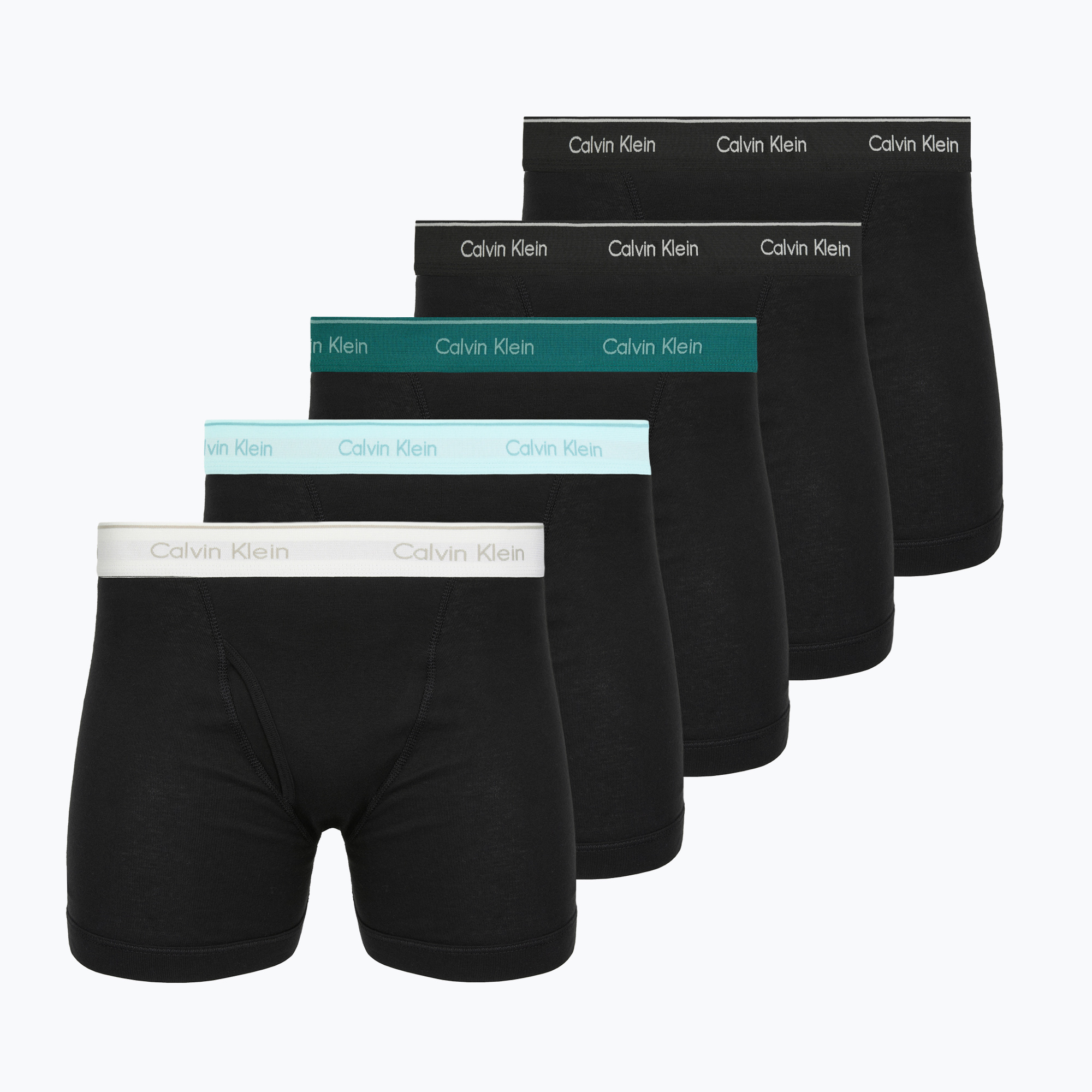 Боксерки Calvin Klein LV00NB1429 Boxer Brief 5 чифта Black Bodies w/black/niagara falls
