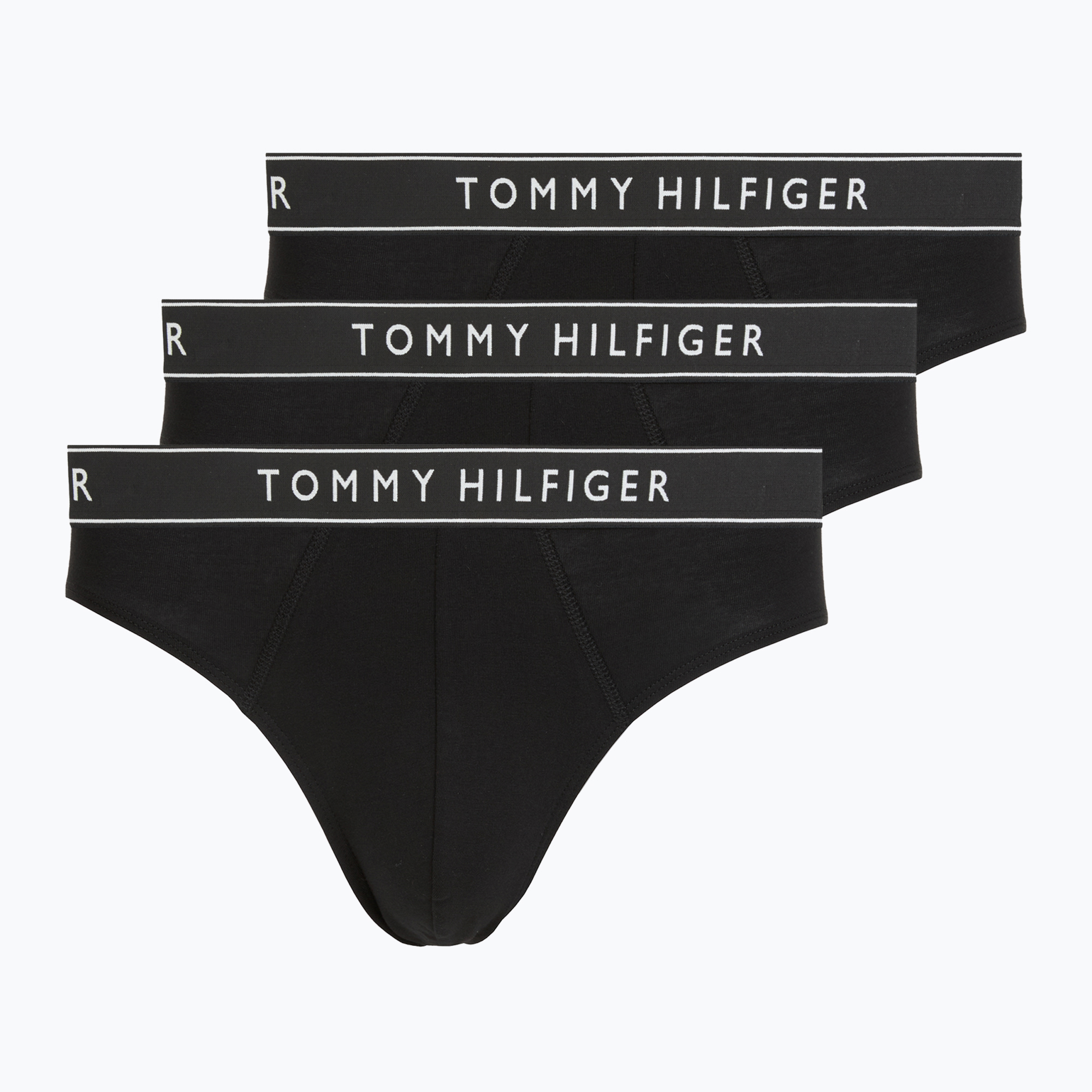 Мъжки слипове Tommy Hilfiher Cotton Brief 3 pack black/black/black