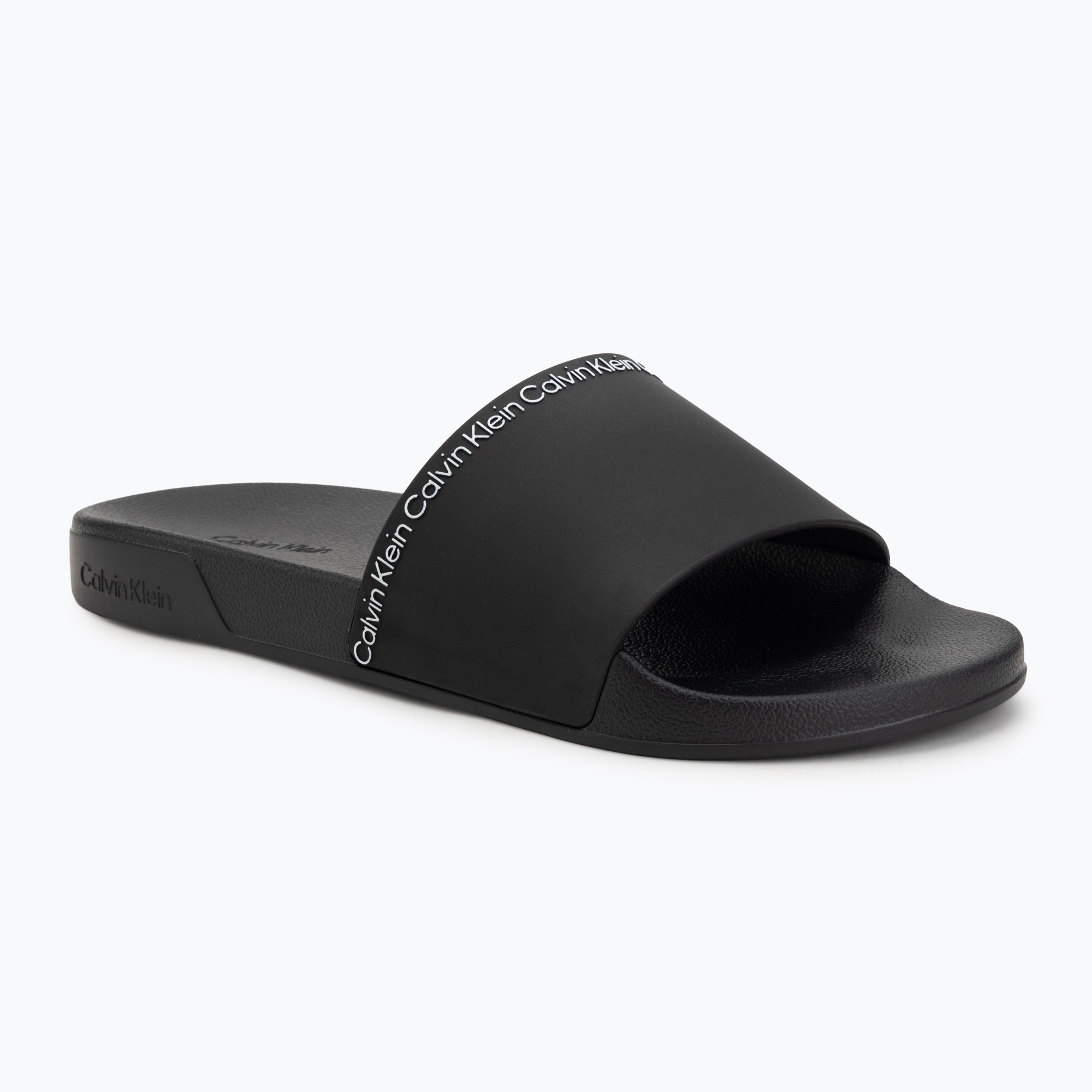 Klapki męskie Calvin Klein HM0HM02108 Ess Institutional Cv ck black 