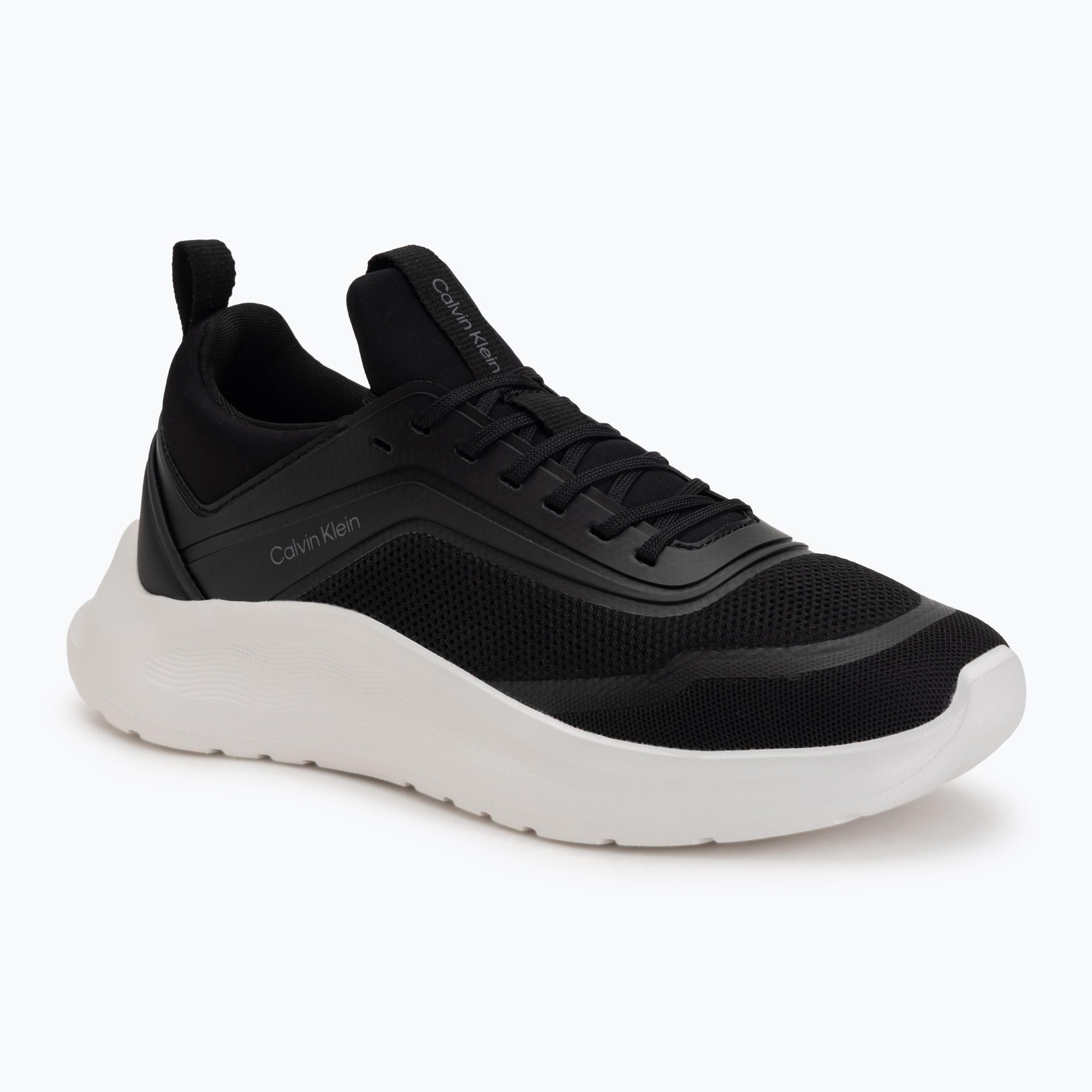 Buty damskie Calvin Klein HW0HW03023 Light Runner Sock Mesh Lycra ck black 