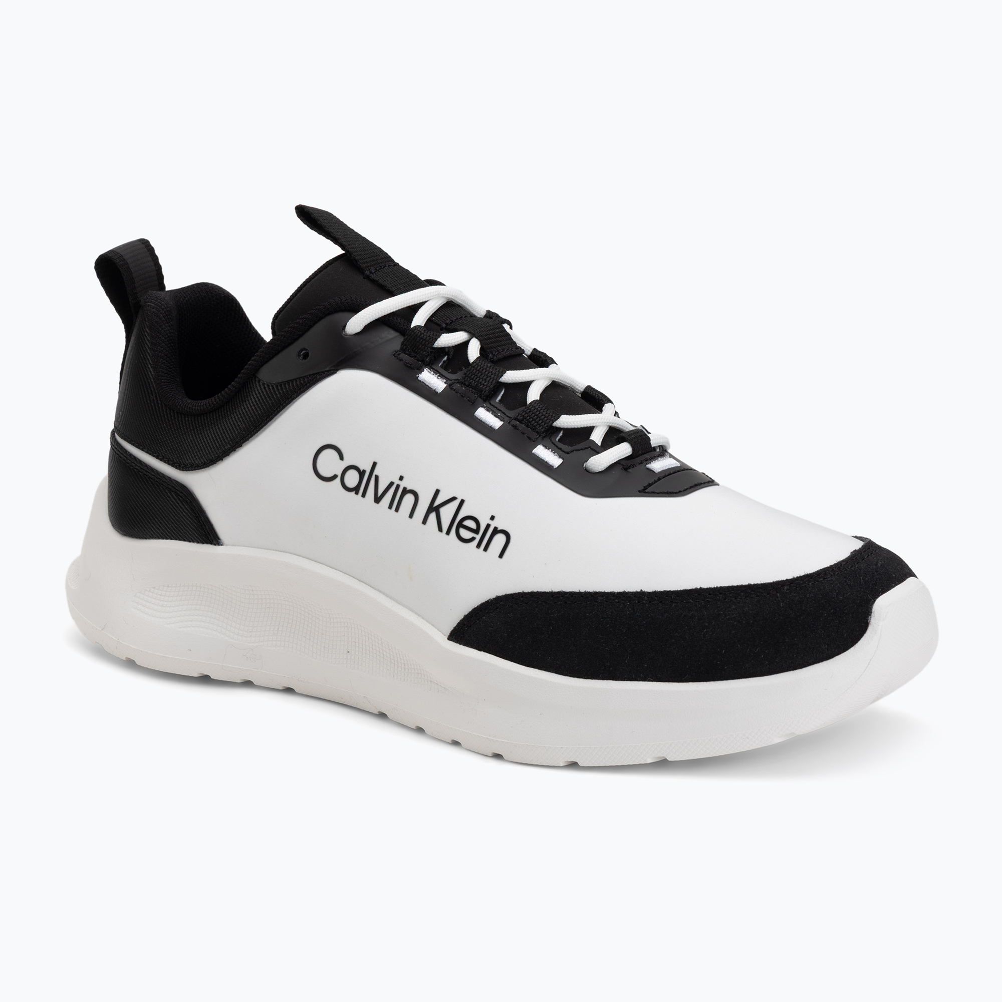 Мъжки обувки Calvin Klein HM0HM02342 Light Eva Runn Essential Laceup Nylon Suede black/bright white