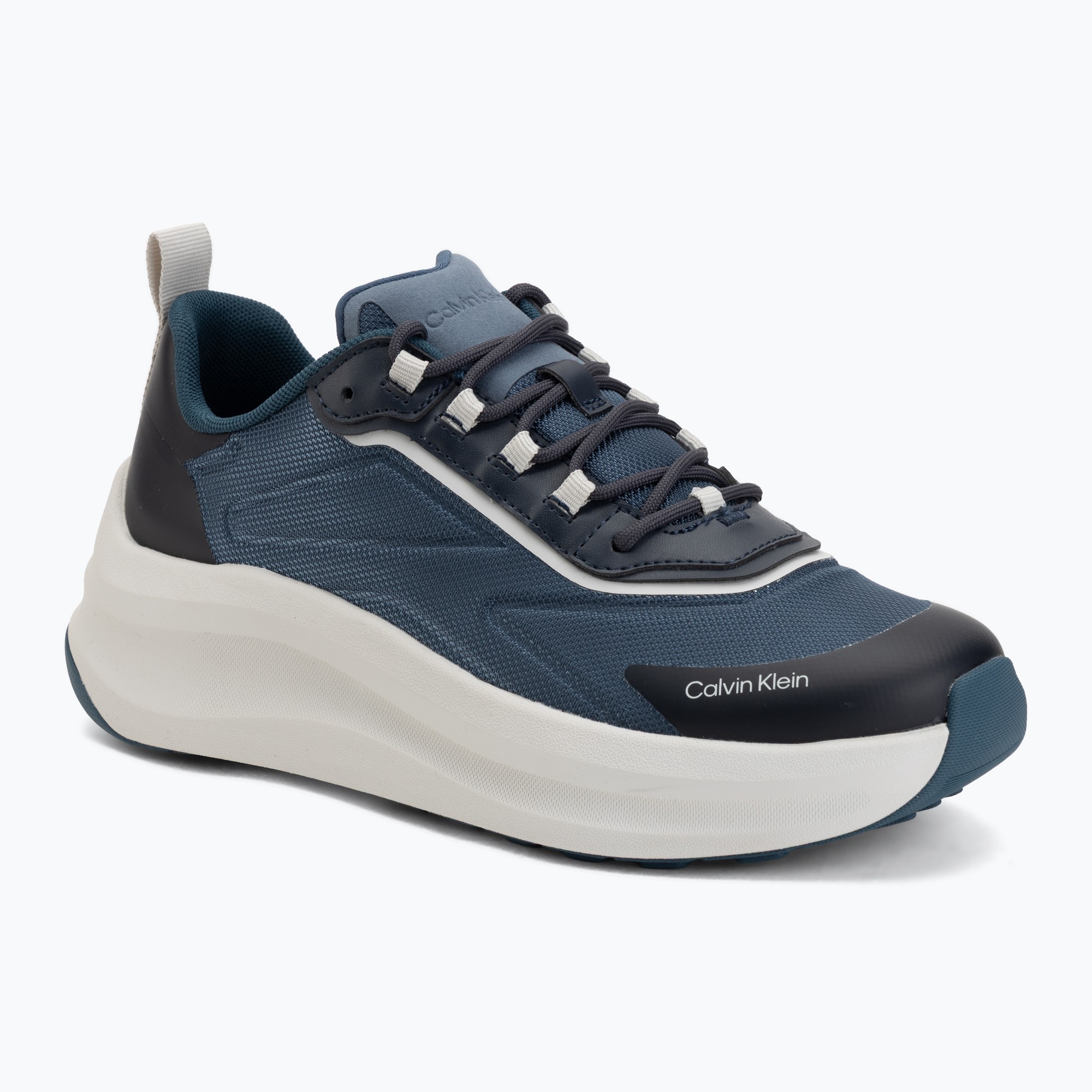 Buty męskie Calvin Klein Volumax Chunky Runner Trainers HM0HM02224 calvin navy/navy teal 