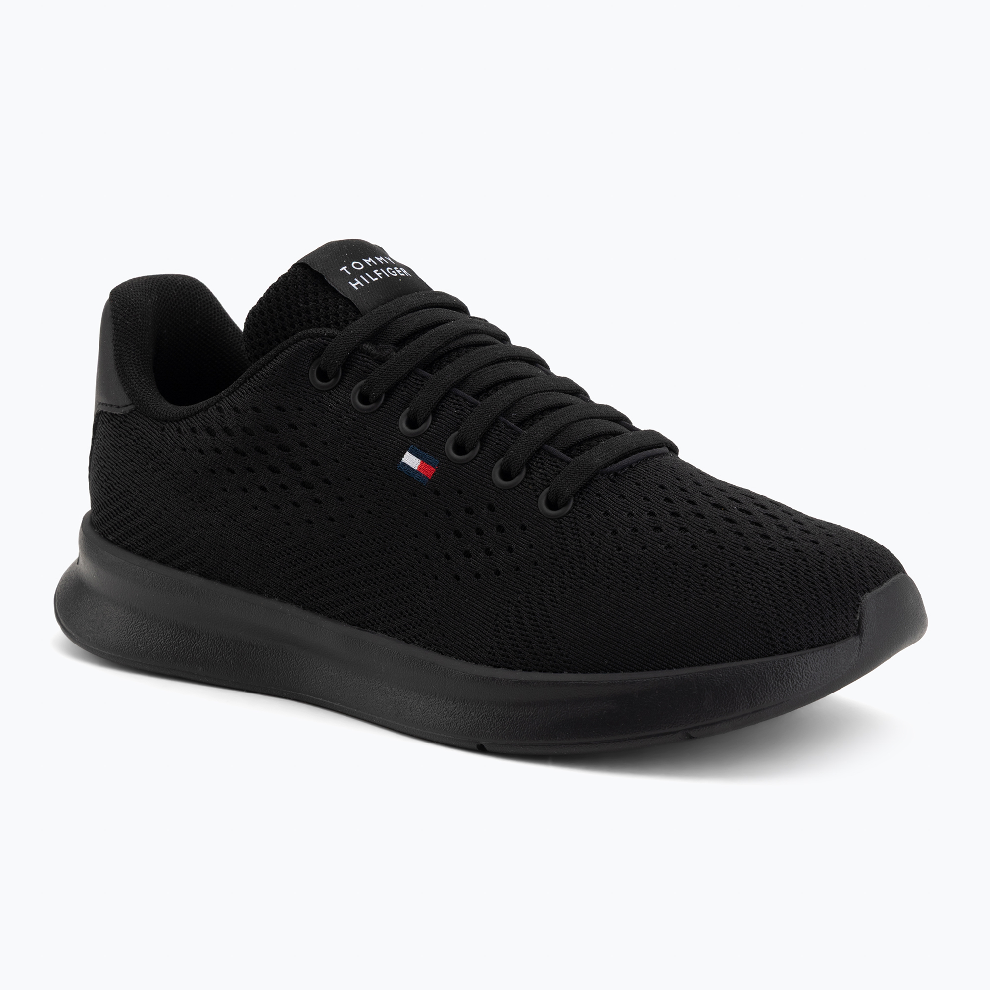 Мъжки обувки Tommy Hilfiger Lightweight Runner Knit black